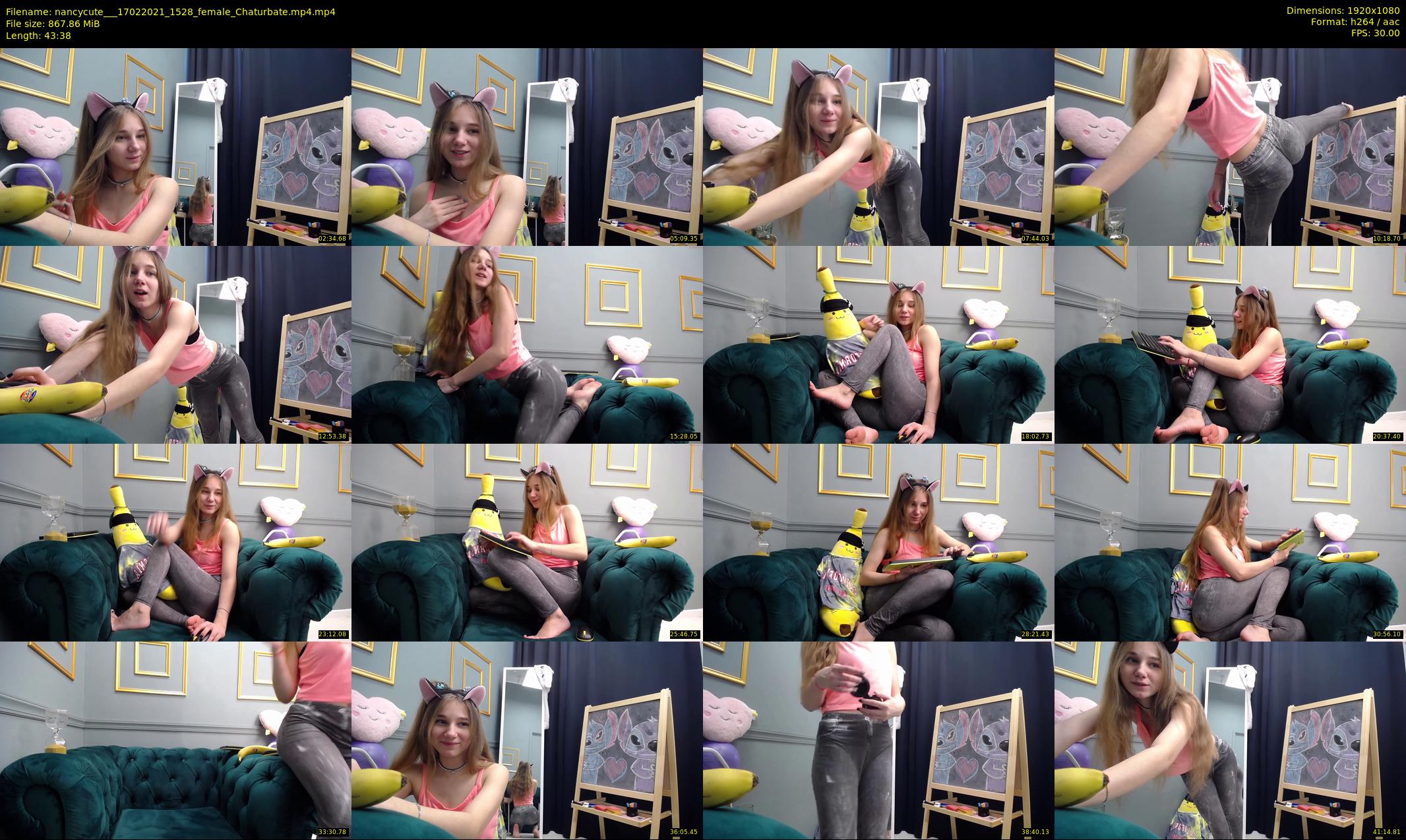 nancycute__ — 44 minute Chaturbate female cam show recording, 1080p, Feb 17, 2021