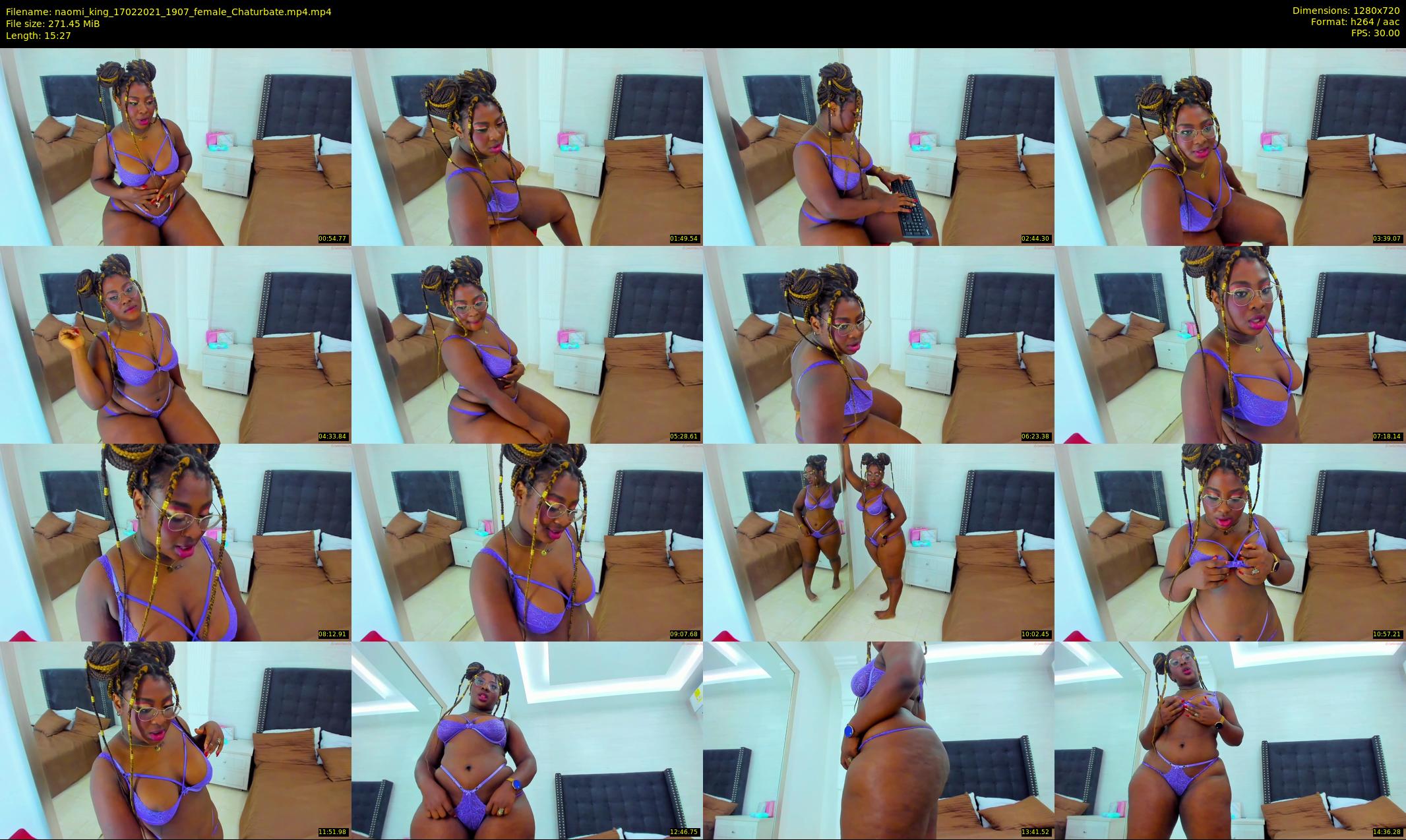 naomi_king — 16 minute Chaturbate female cam show recording, 720p, Feb 17, 2021
