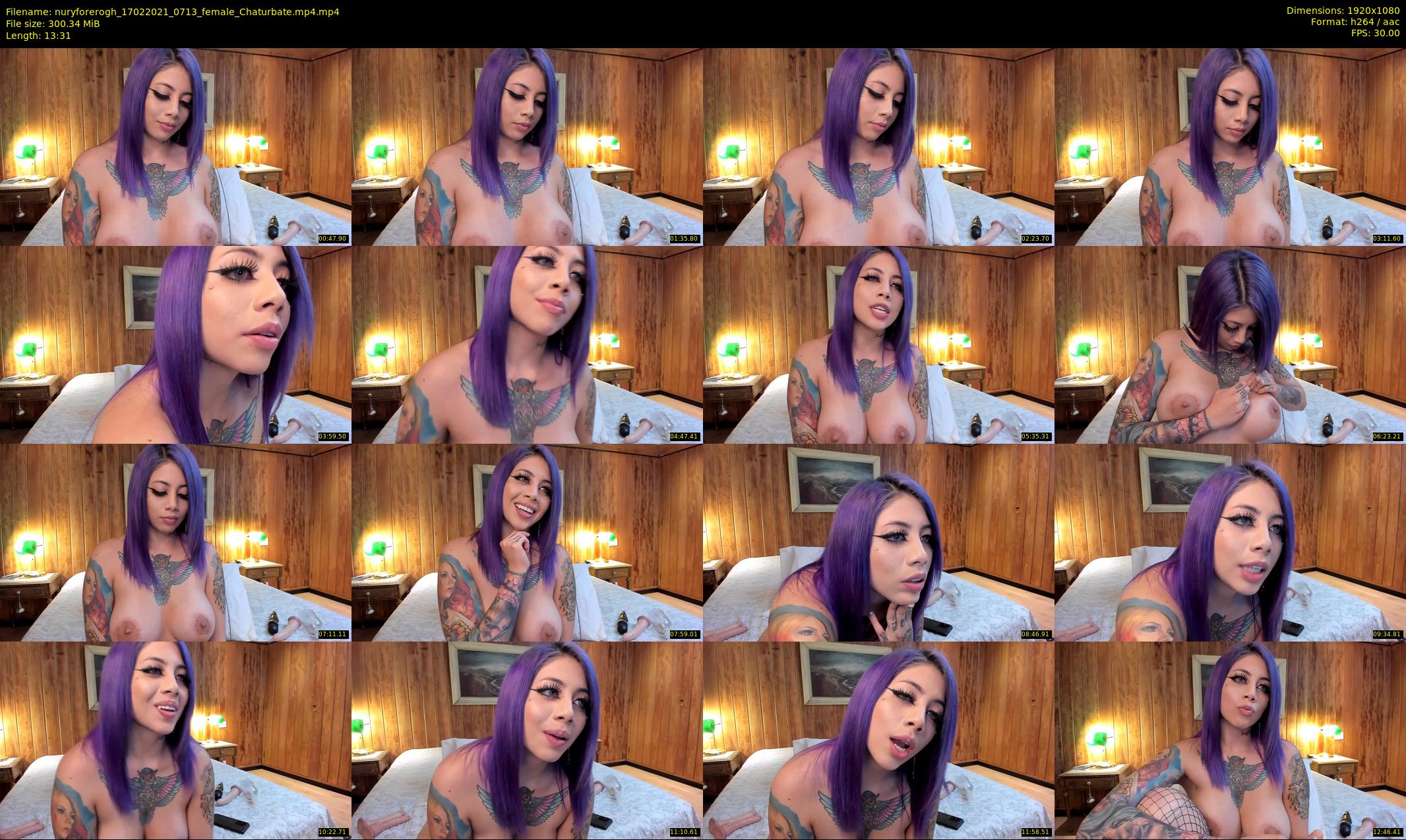 nuryforerogh — 14 minute Chaturbate female cam show recording, 1080p, Feb 17, 2021