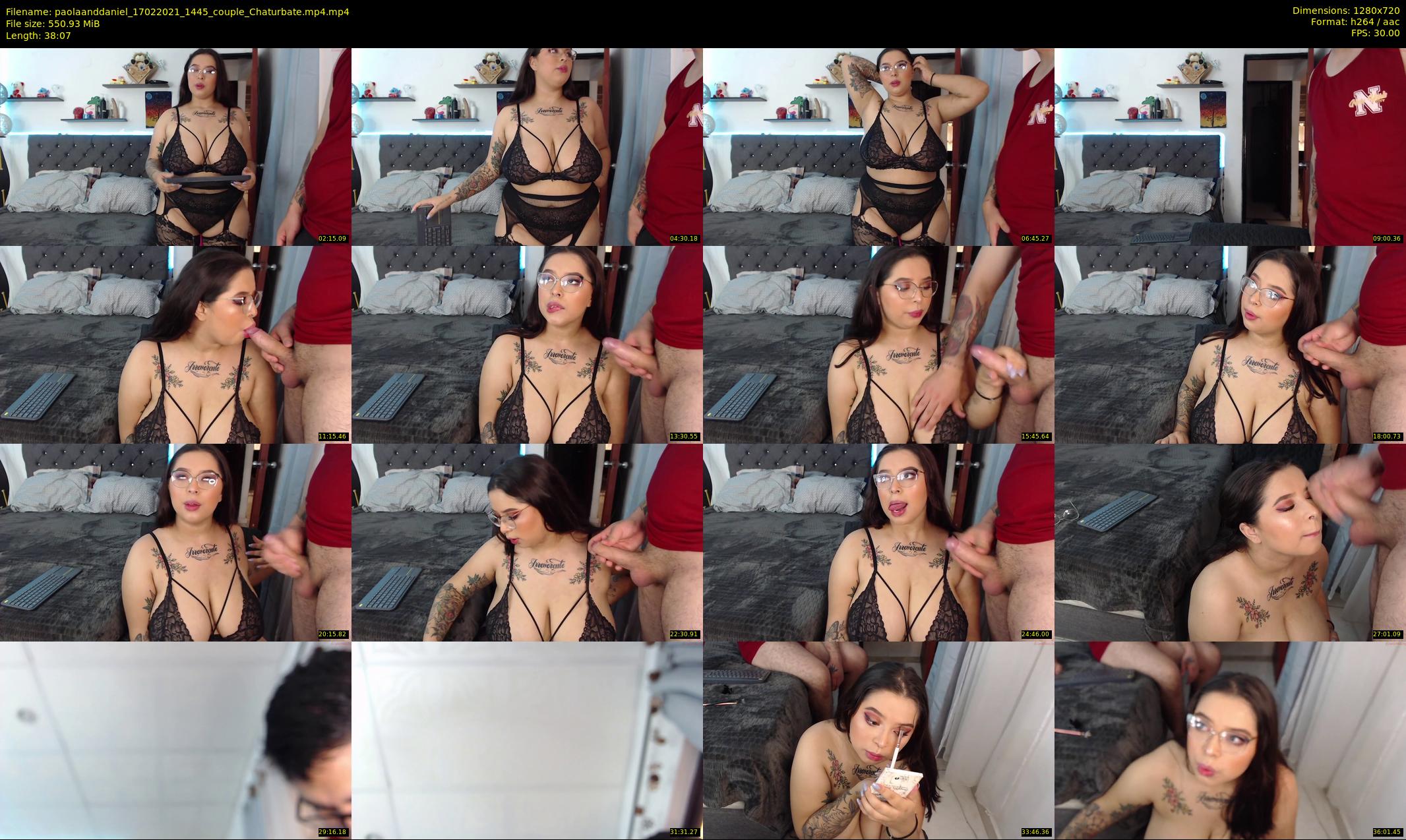 paolaanddaniel — 39 minute Chaturbate couple cam show recording, 720p, Feb 17, 2021