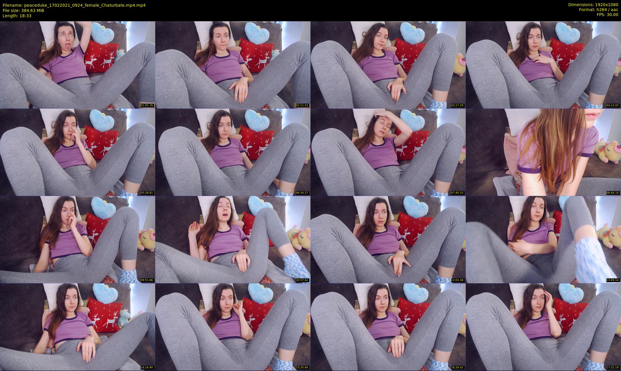 peaceduke — 19 minute Chaturbate female cam show recording, 1080p, Feb 17, 2021
