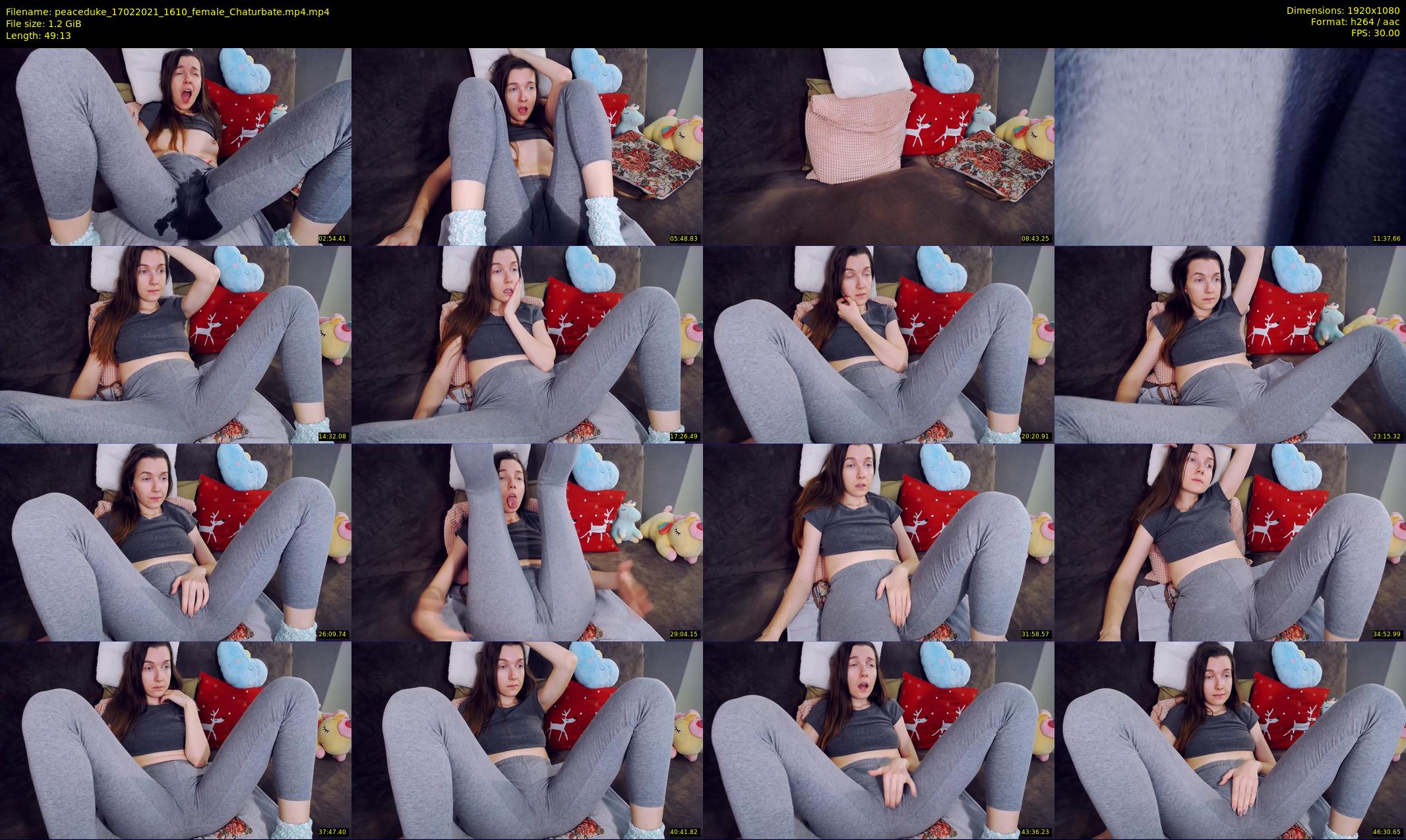 peaceduke — 50 minute Chaturbate female cam show recording, 1080p, Feb 17, 2021