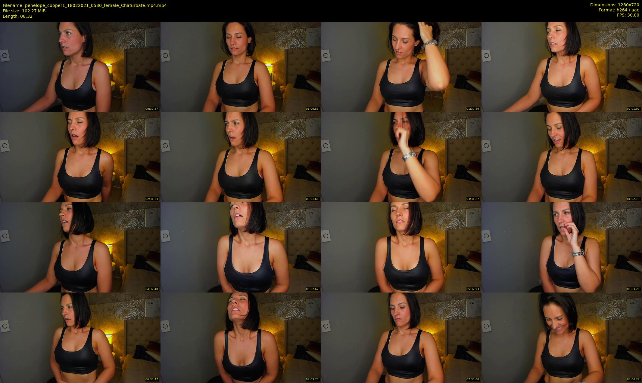 penelope_cooper1 — 9 minute Chaturbate female cam show recording, 720p, Feb 18, 2021