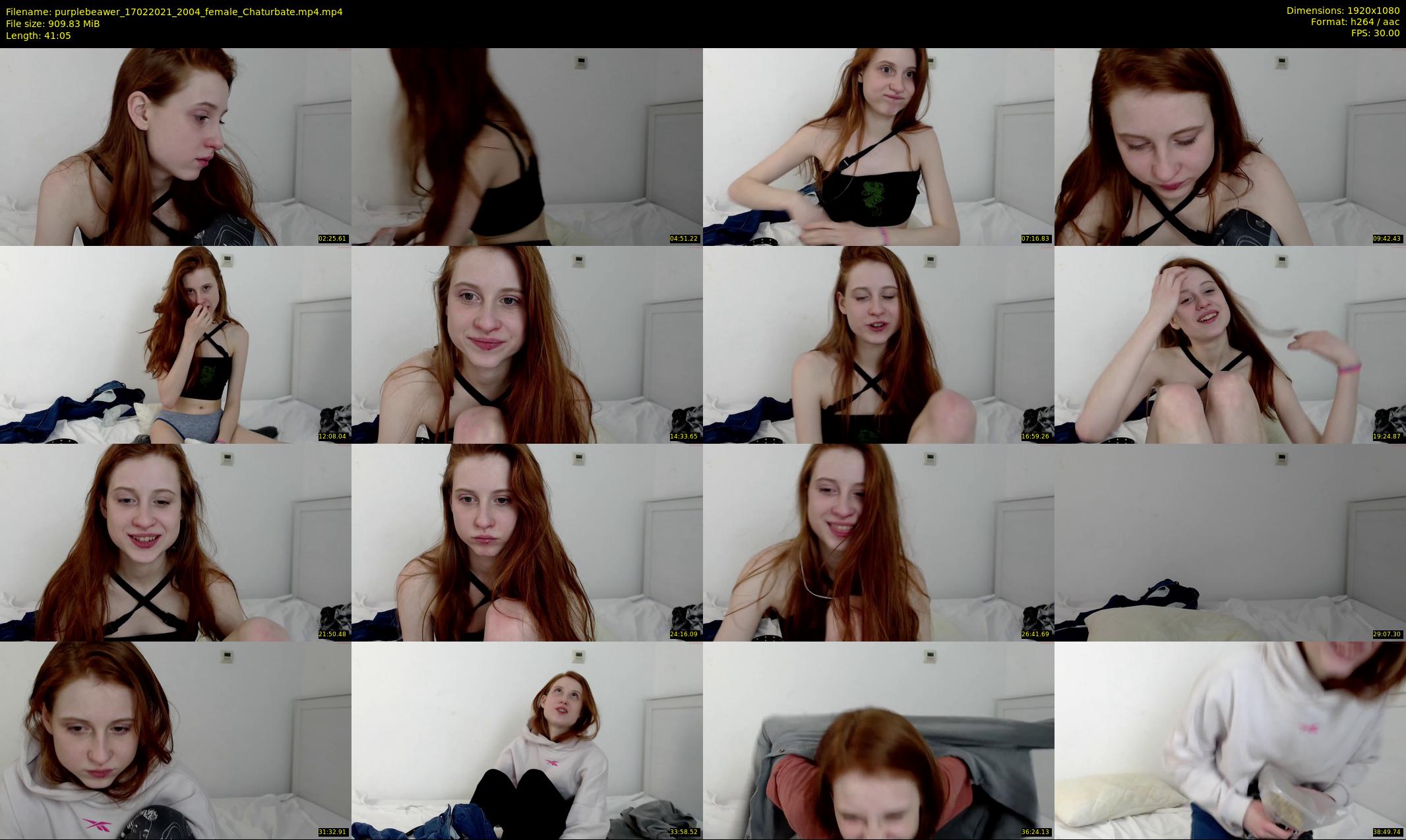 purplebeawer — 42 minute Chaturbate female cam show recording, 1080p, Feb 17, 2021