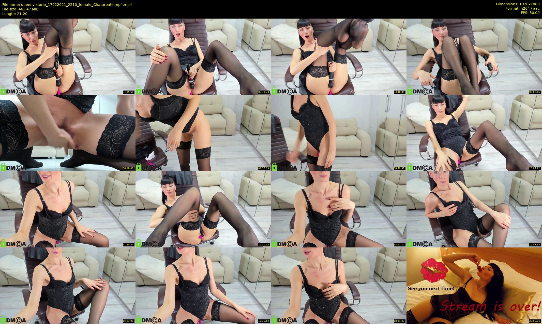 queenviktoria — 22 minute Chaturbate female cam show recording, 1080p, Feb 17, 2021