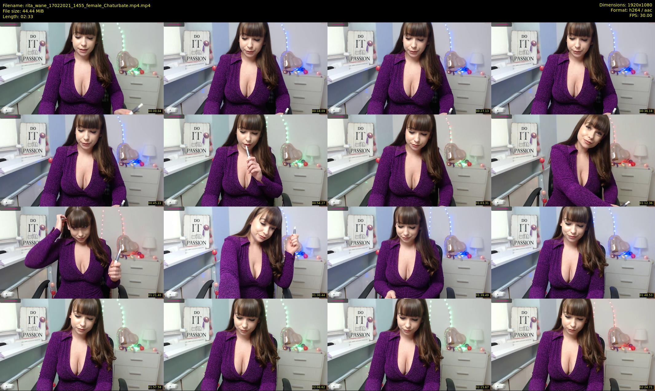 rita_wane — 3 minute Chaturbate female cam show recording, 1080p, Feb 17, 2021