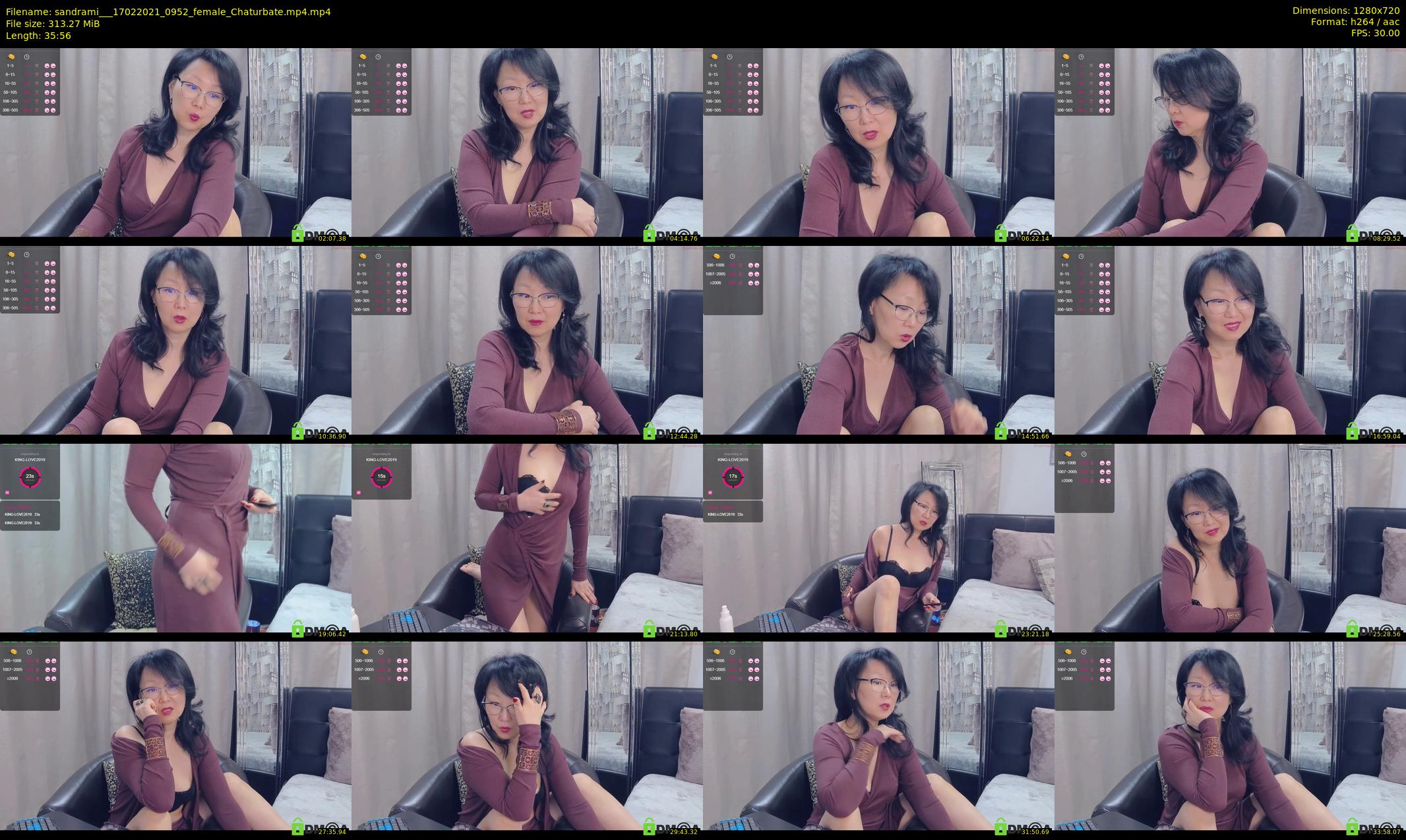 sandrami__ — 36 minute Chaturbate female cam show recording, 720p, Feb 17, 2021