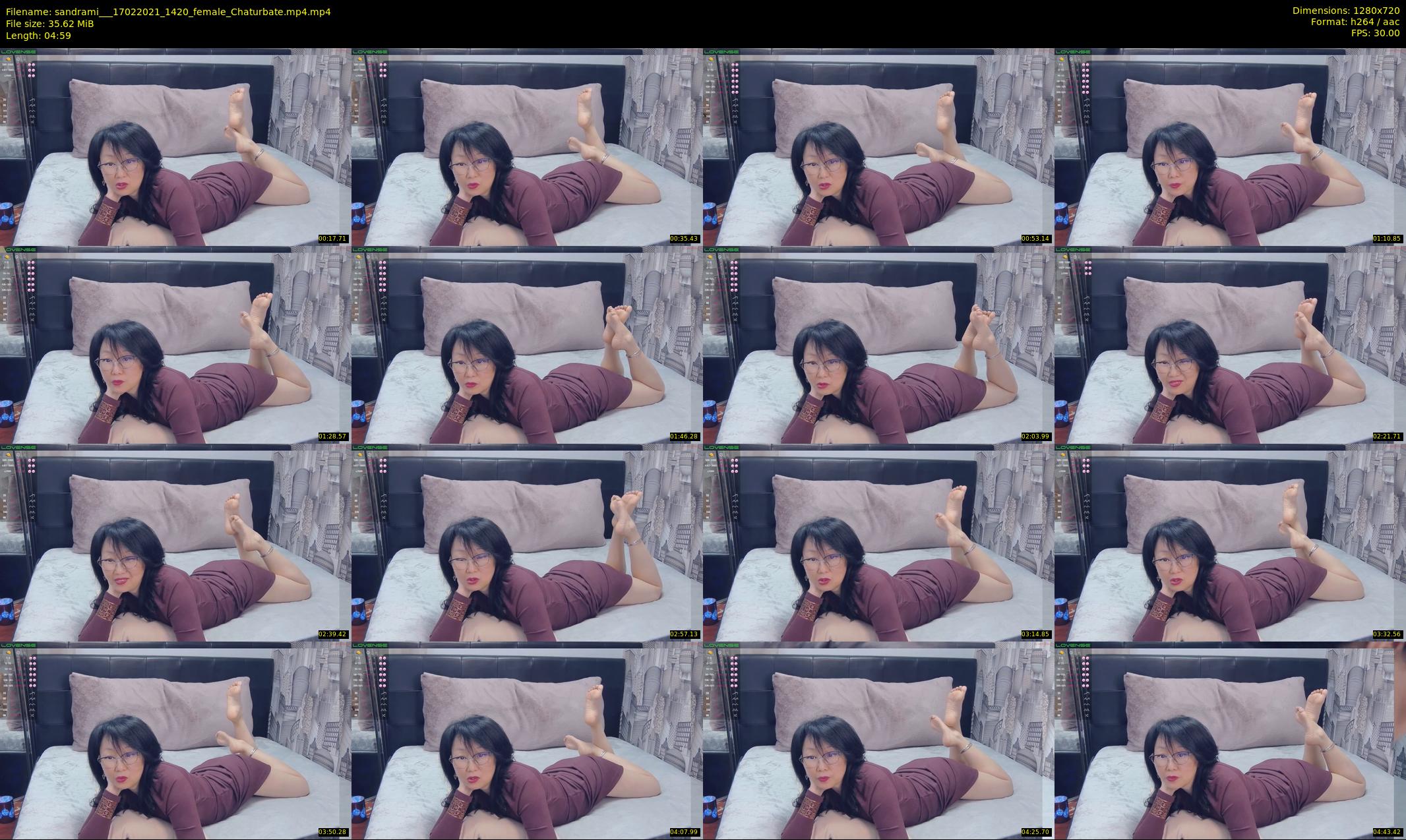 sandrami__ — 5 minute Chaturbate female cam show recording, 720p, Feb 17, 2021