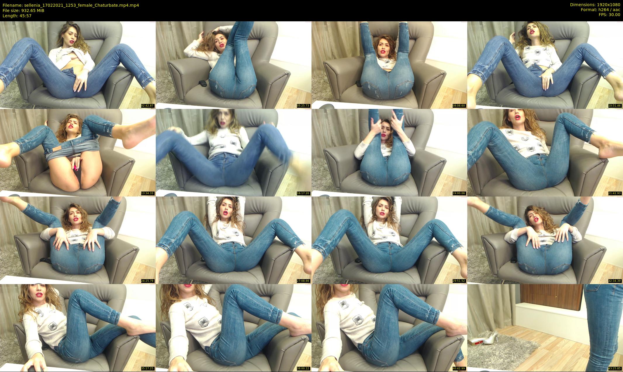 sellenia — 46 minute Chaturbate female cam show recording, 1080p, Feb 17, 2021