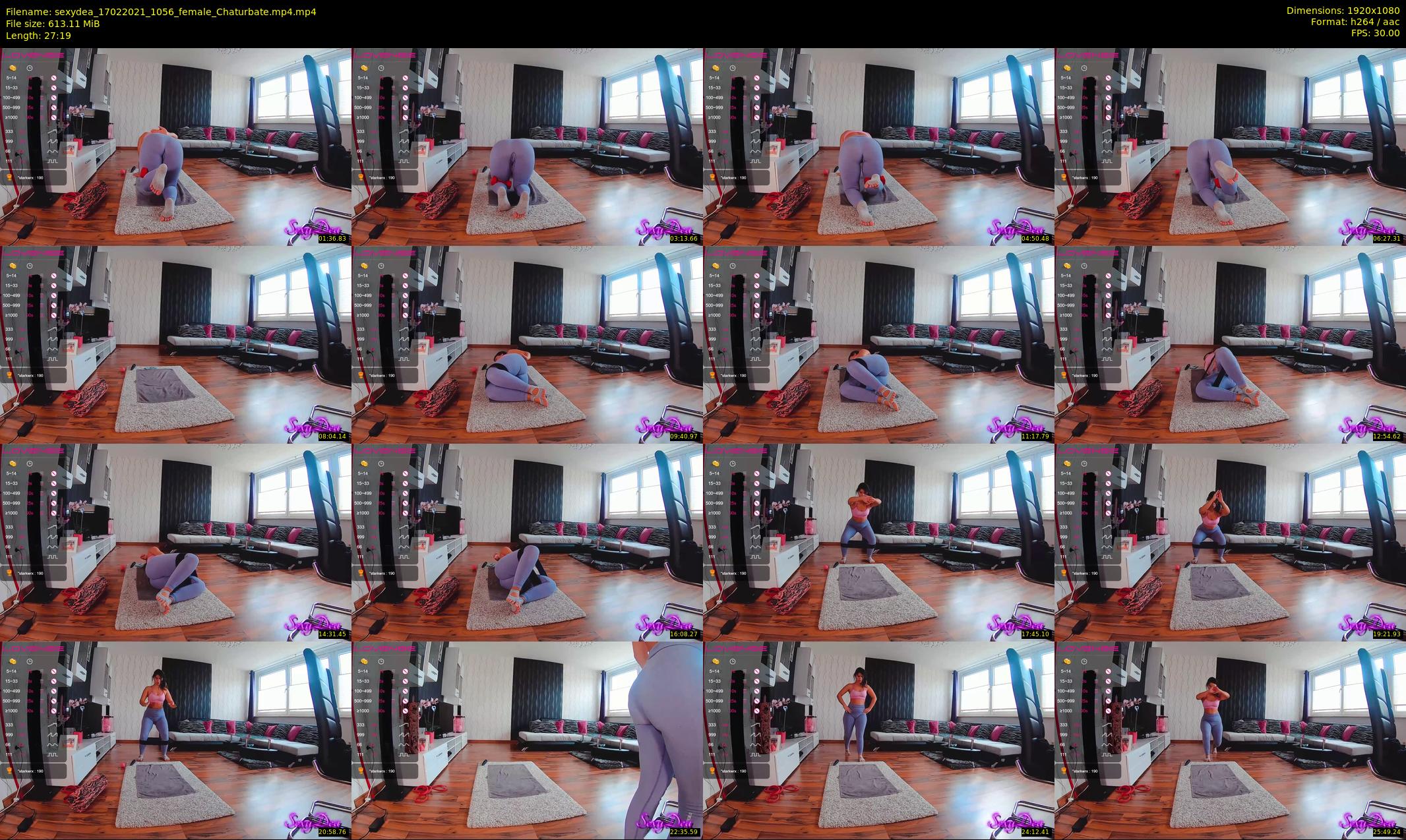 sexydea — 28 minute Chaturbate female cam show recording, 1080p, Feb 17, 2021