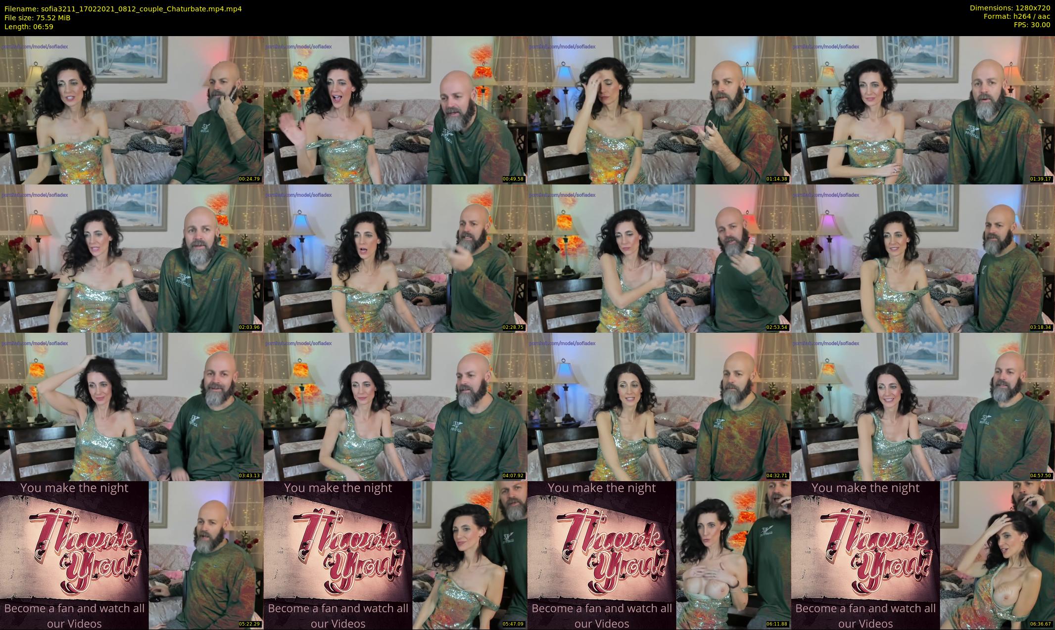 sofia3211 — 7 minute Chaturbate couple cam show recording, 720p, Feb 17, 2021