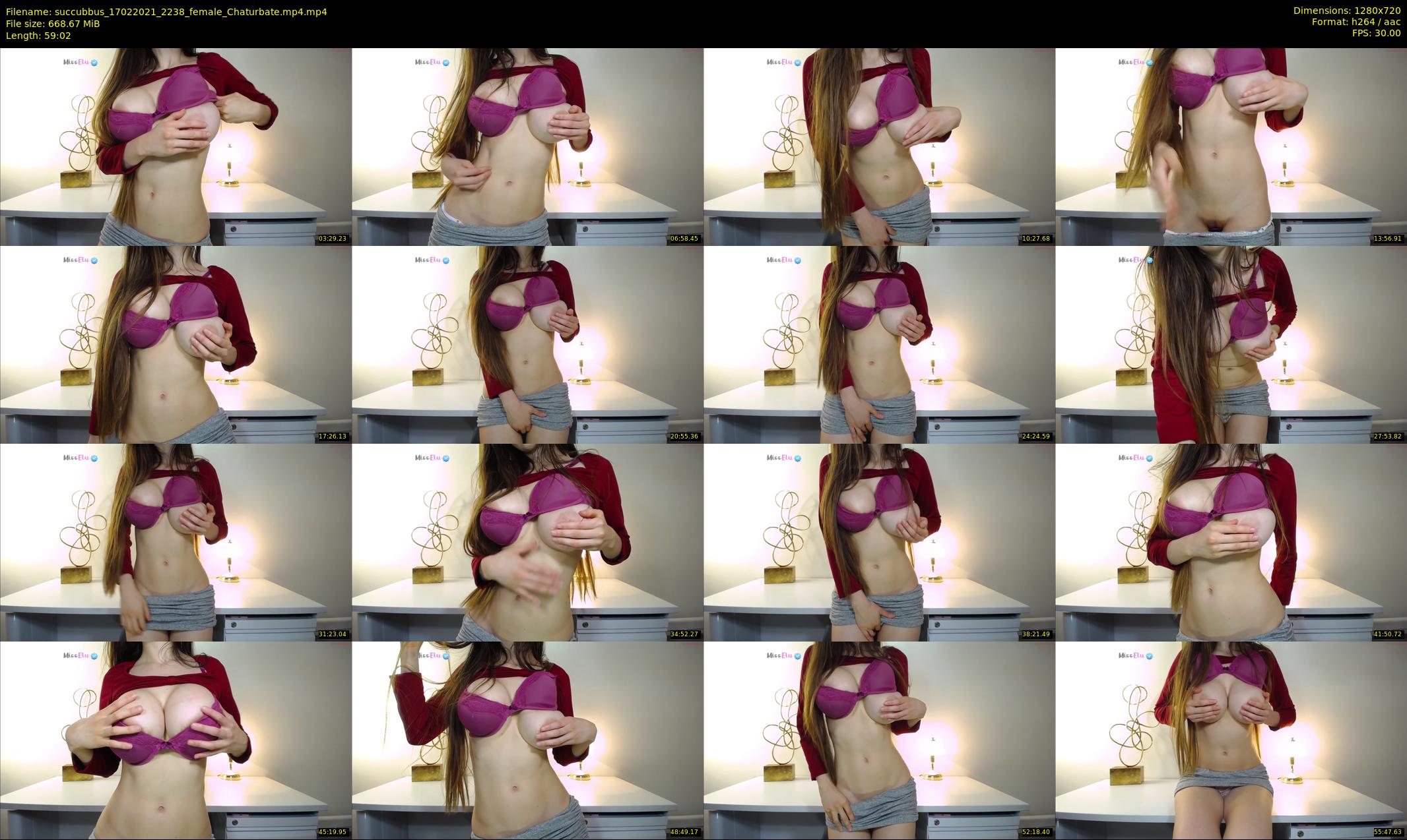 succubbus — 60 minute Chaturbate female cam show recording, 720p, Feb 17, 2021