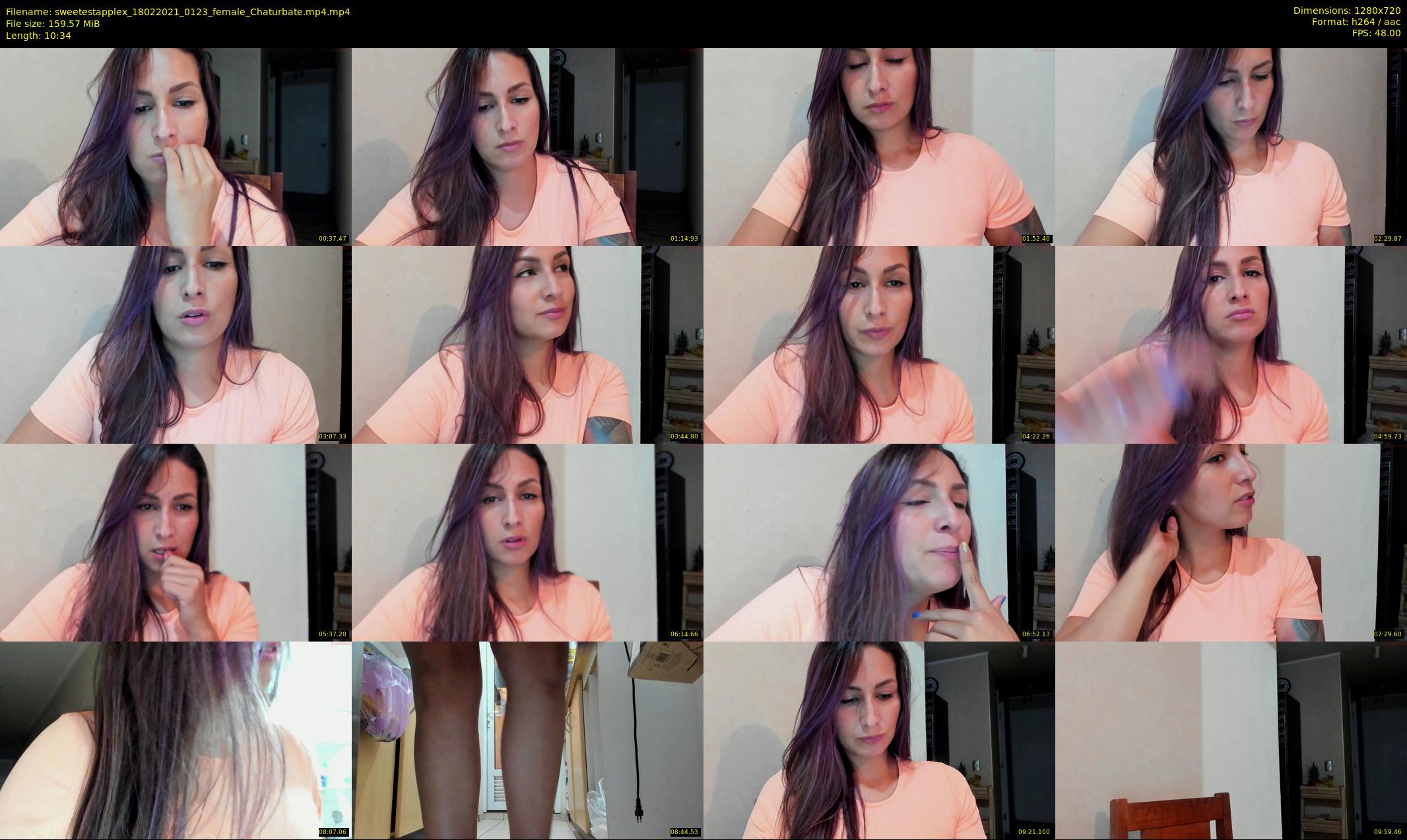 sweetestapplex — 11 minute Chaturbate female cam show recording, 720p, Feb 18, 2021