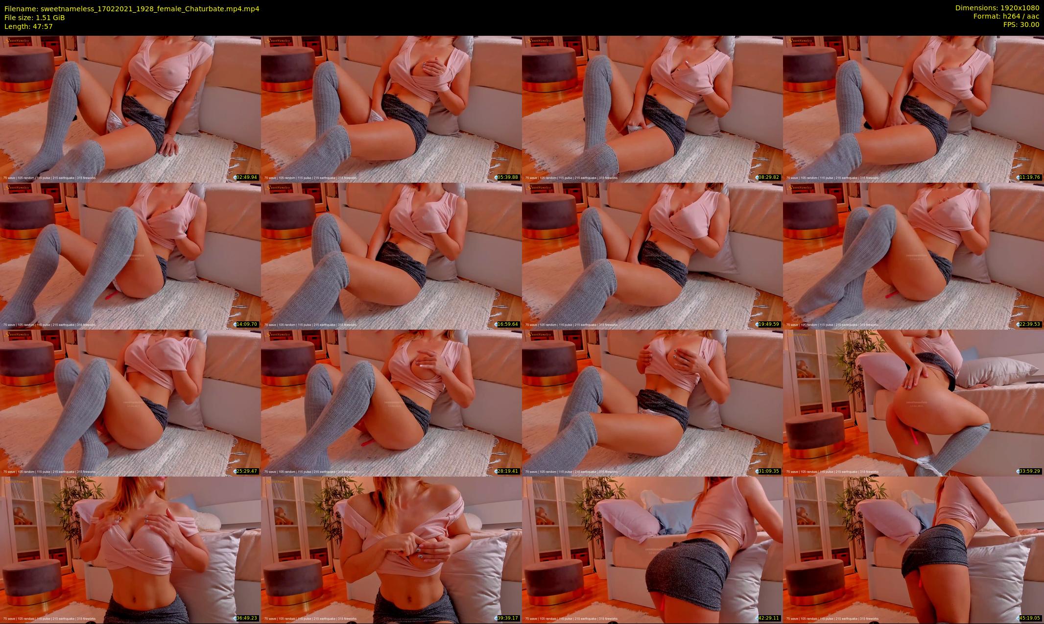 sweetnameless — 48 minute Chaturbate couple cam show recording, 1080p, Feb 17, 2021