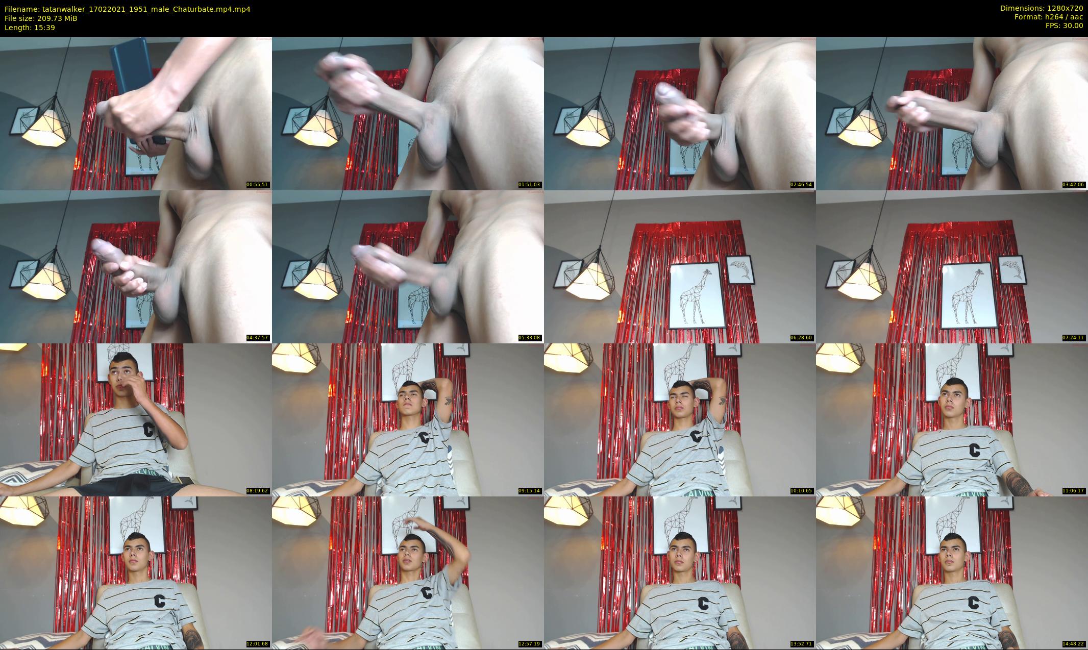 tatanwalker — 16 minute Chaturbate male cam show recording, 720p, Feb 17, 2021