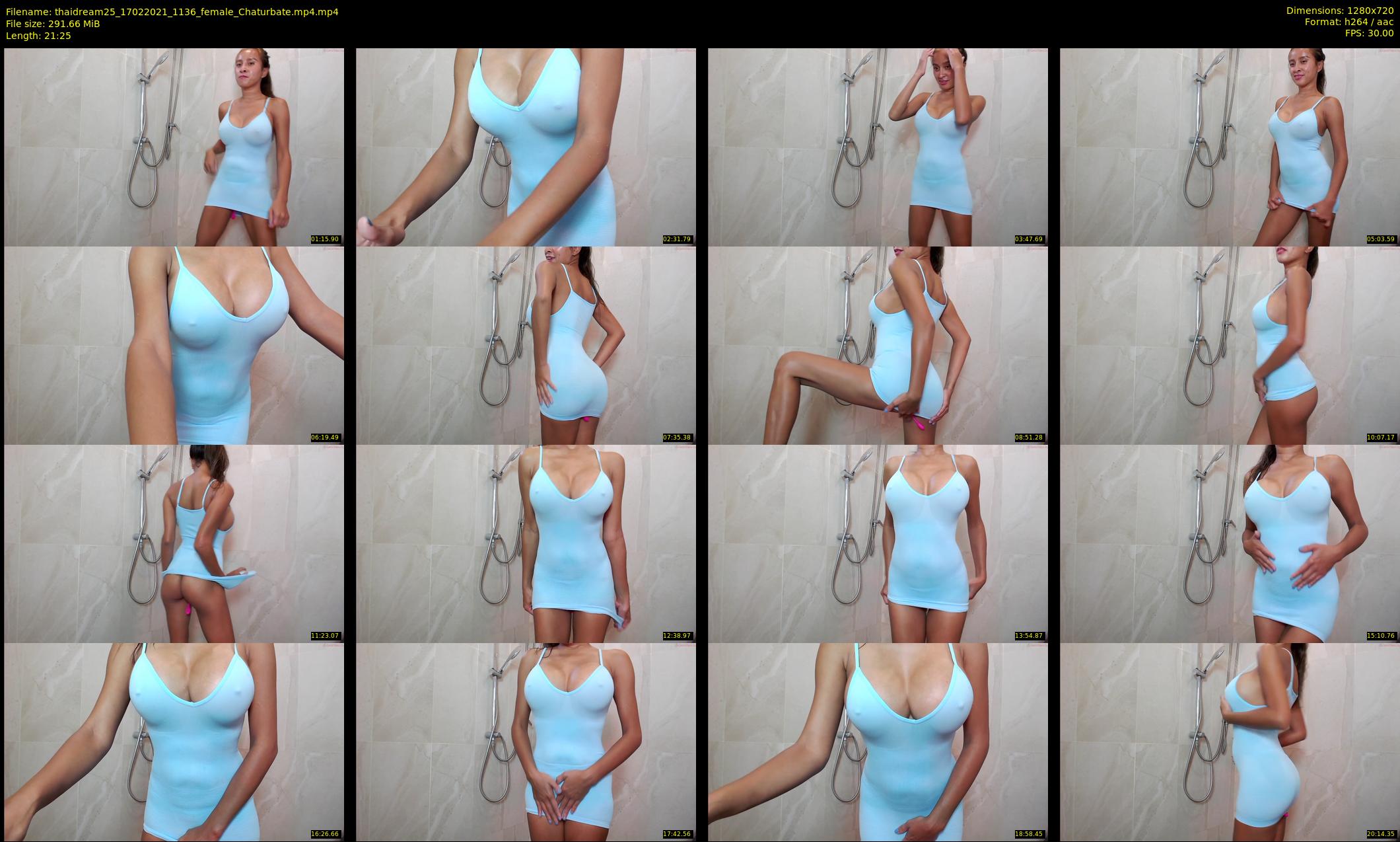 thaidream25 — 22 minute Chaturbate female cam show recording, 720p, Feb 17, 2021