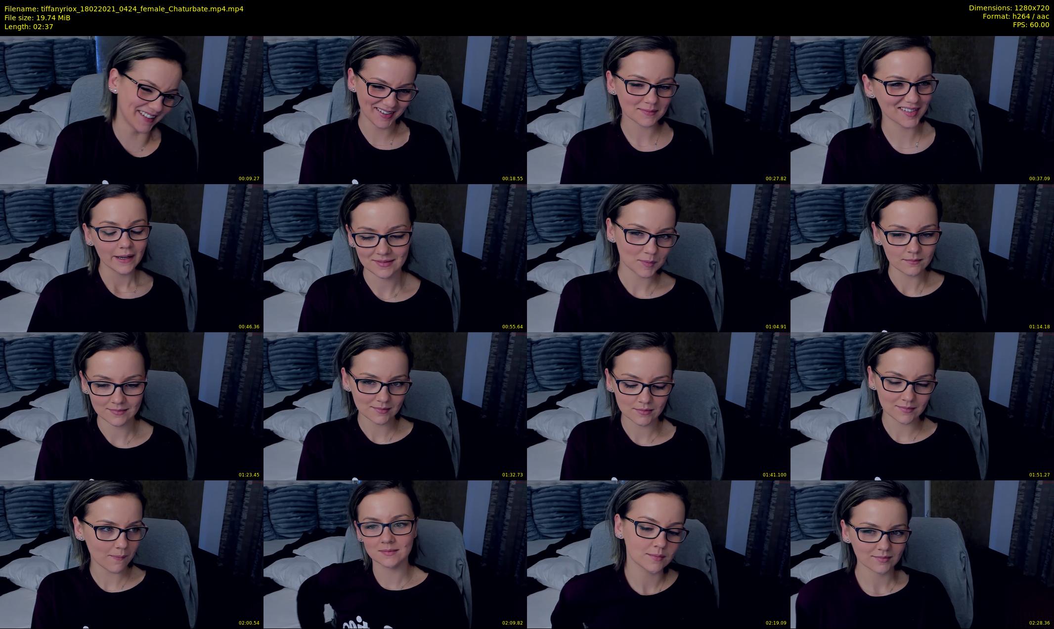 tiffanyriox — 3 minute Chaturbate female cam show recording, 720p, Feb 18, 2021
