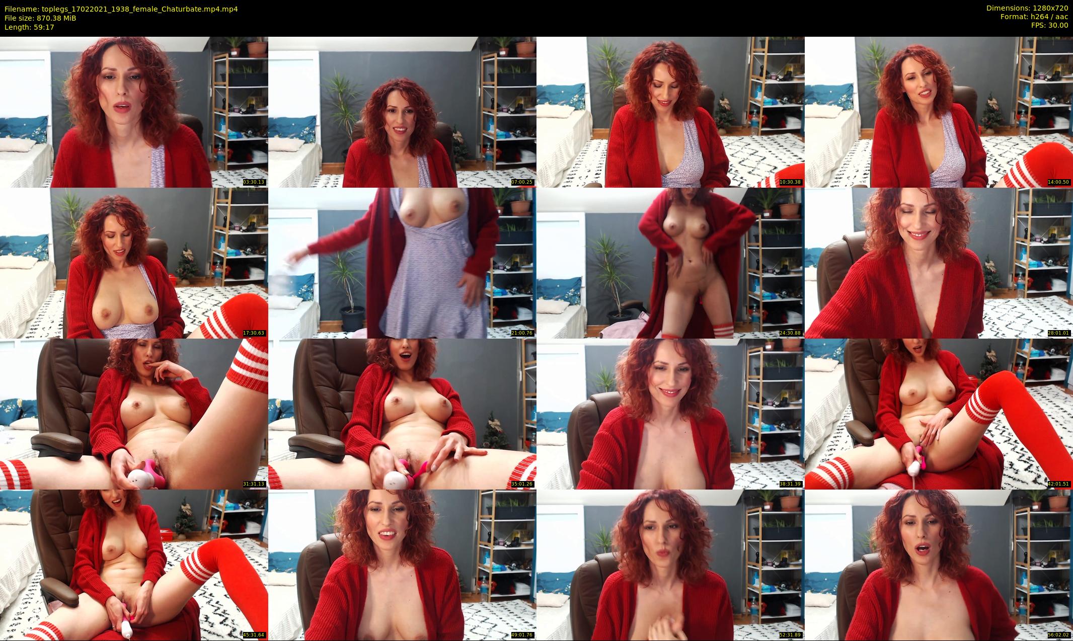toplegs — 60 minute Chaturbate female cam show recording, 720p, Feb 17, 2021