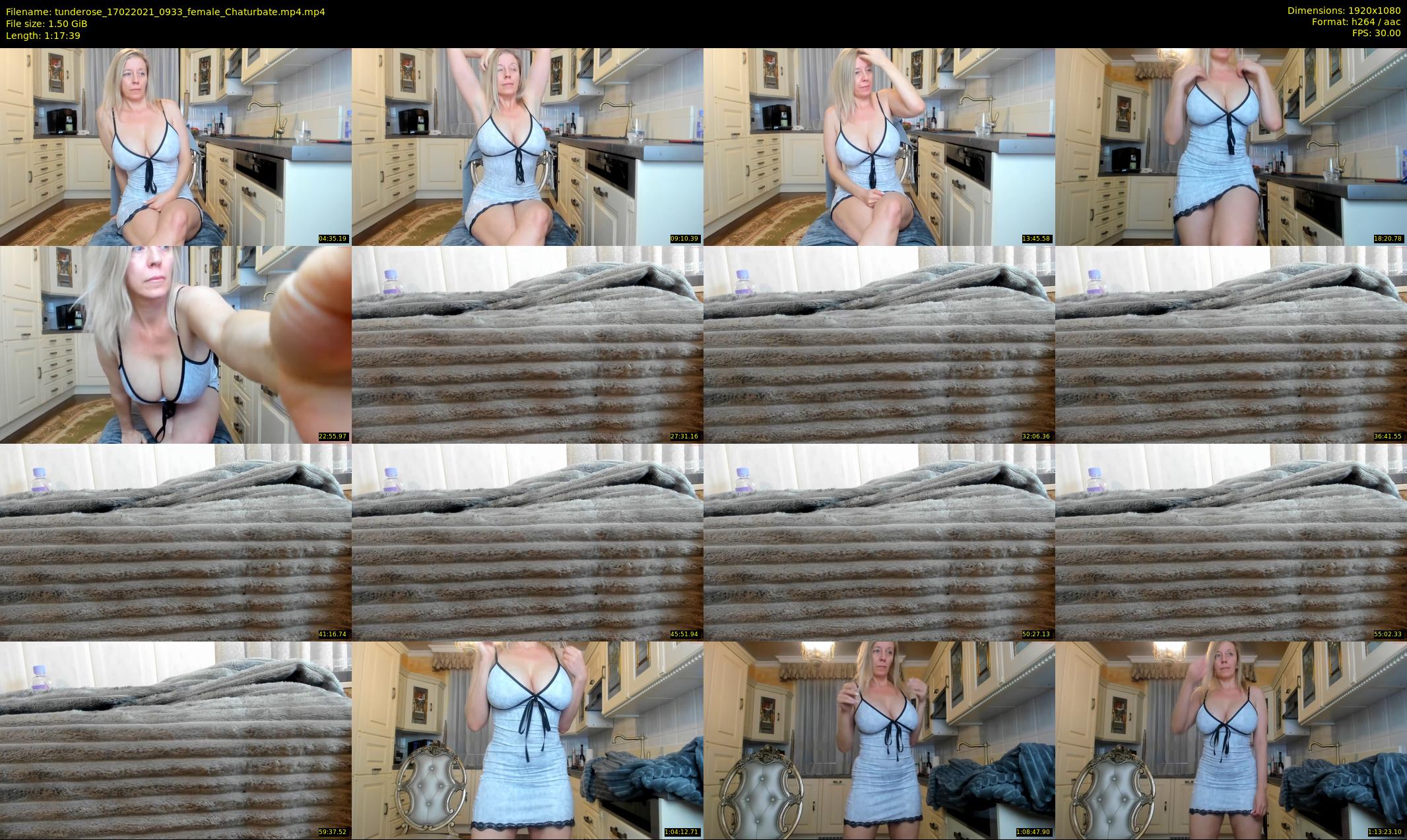 tunderose — 78 minute Chaturbate female cam show recording, 1080p, Feb 17, 2021