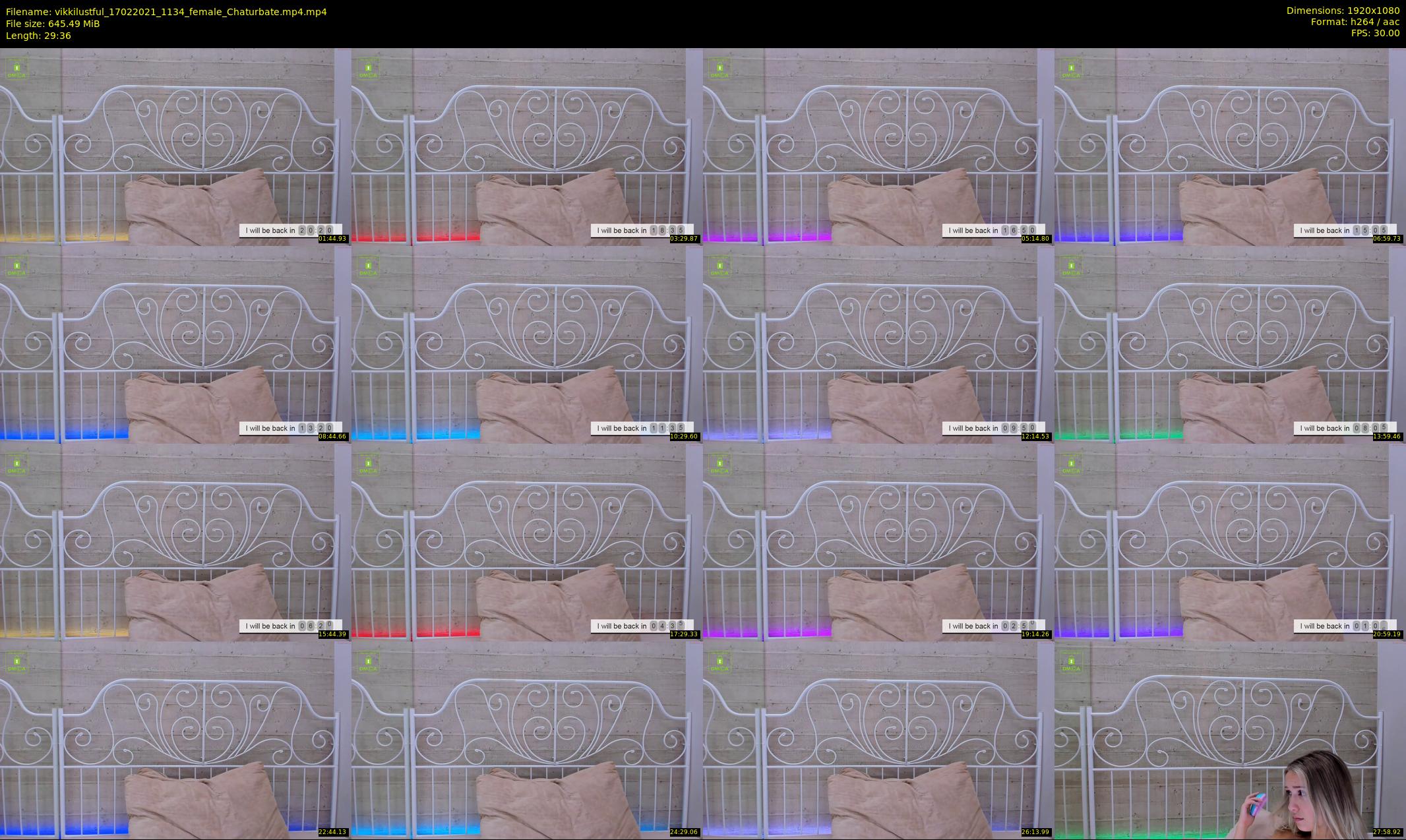 vikkilustful — 30 minute Chaturbate female cam show recording, 1080p, Feb 17, 2021