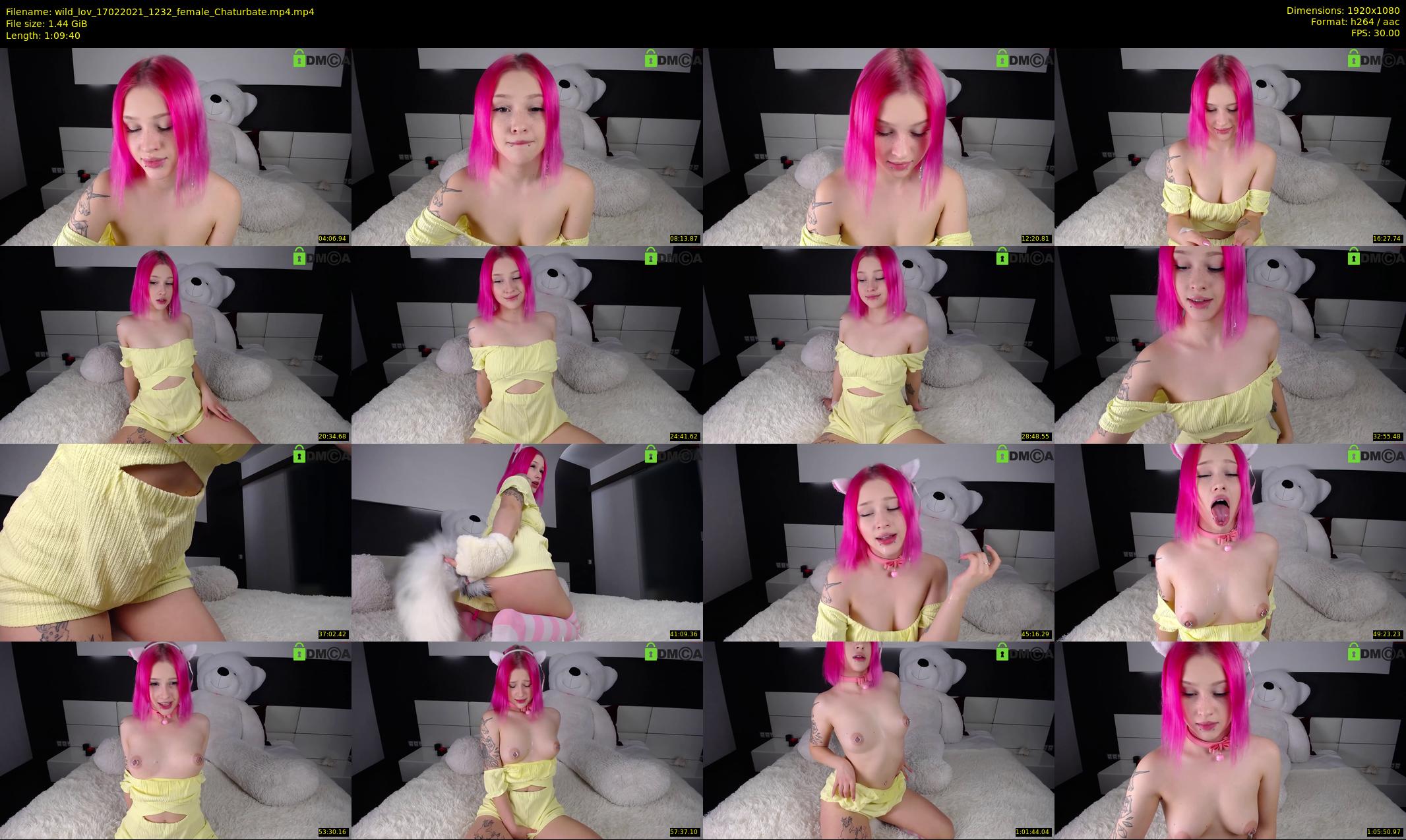 wild_lov — 70 minute Chaturbate female cam show recording, 1080p, Feb 17, 2021