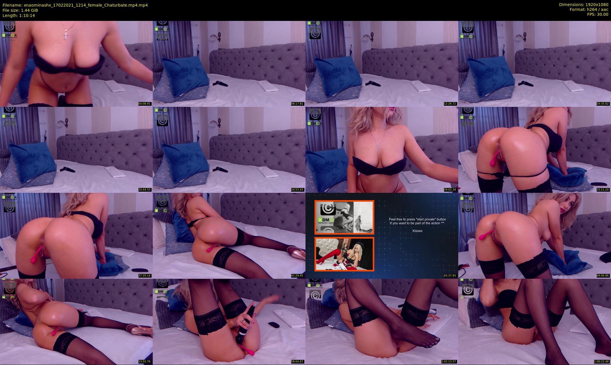 xnaominashx — 71 minute Chaturbate female cam show recording, 1080p, Feb 17, 2021