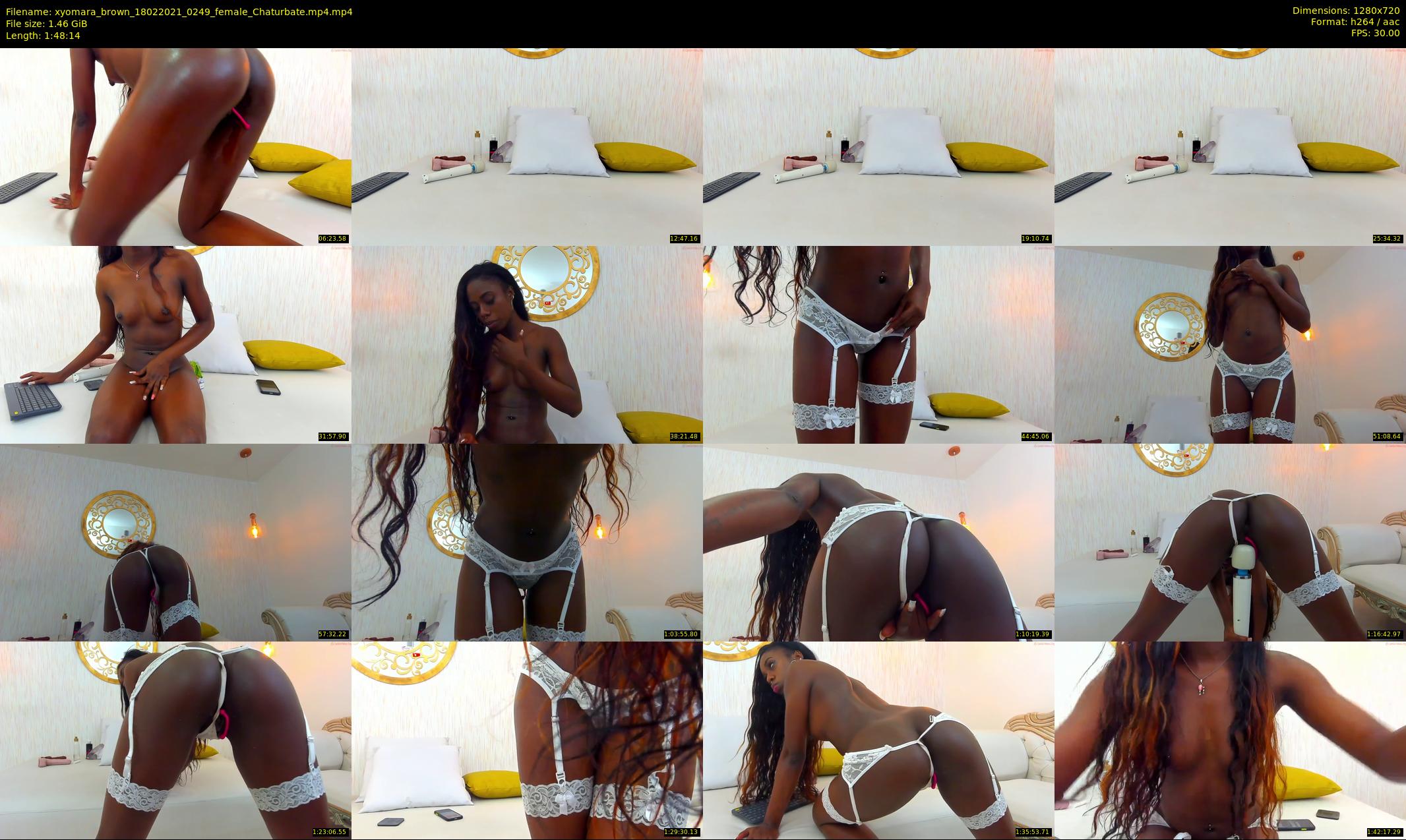 xyomara_brown — 109 minute Chaturbate female cam show recording, 720p, Feb 18, 2021