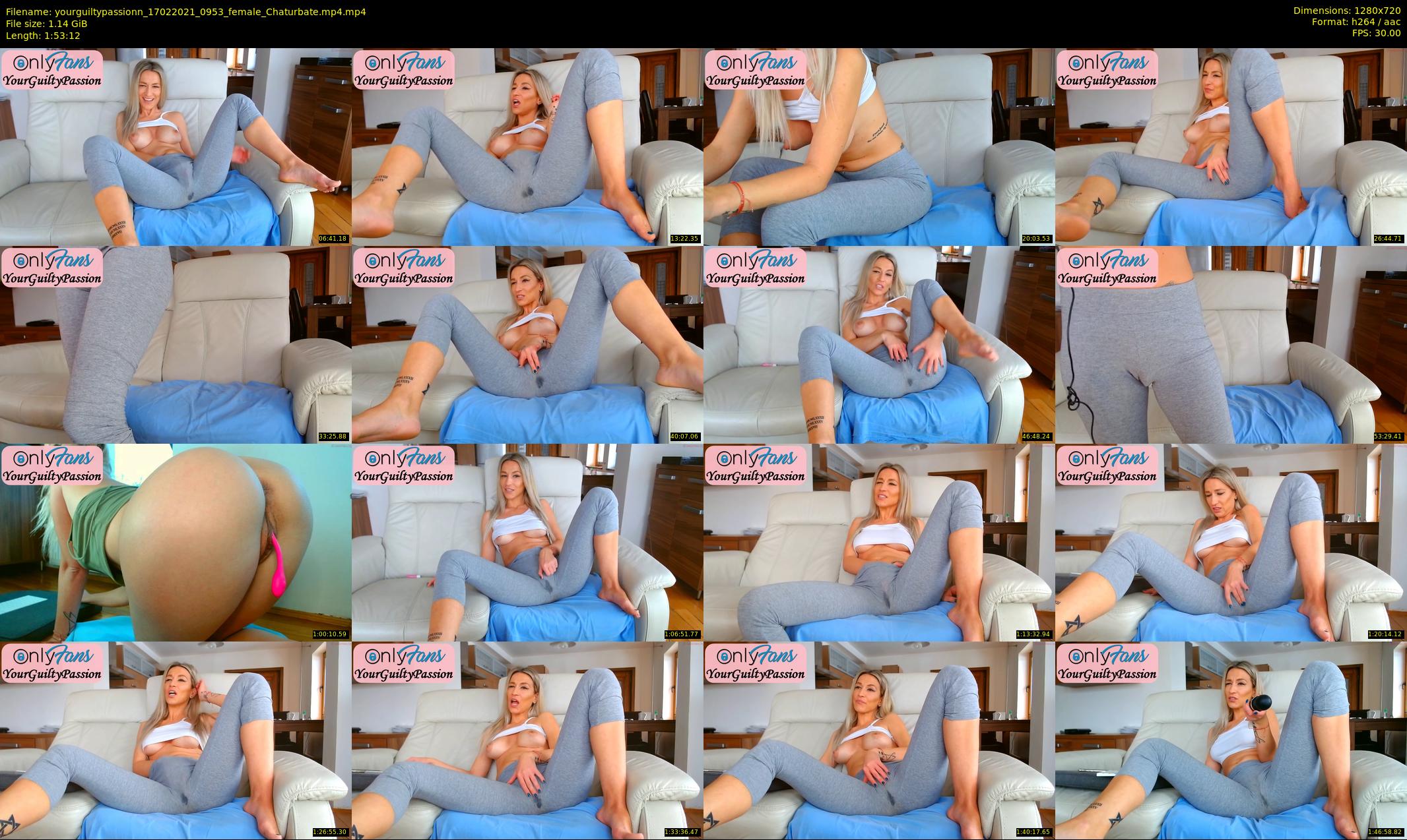 yourguiltypassionn — 114 minute Chaturbate female cam show recording, 720p, Feb 17, 2021