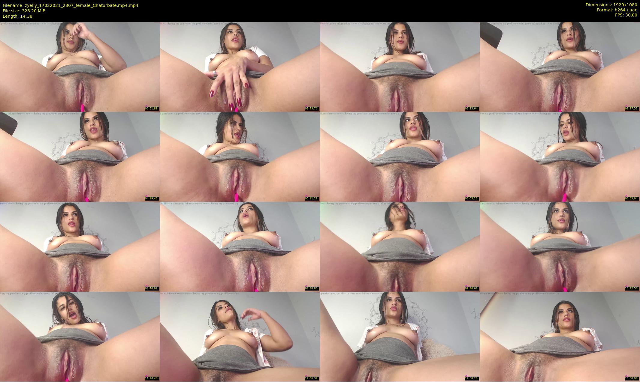 zyelly — 15 minute Chaturbate female cam show recording, 1080p, Feb 17, 2021