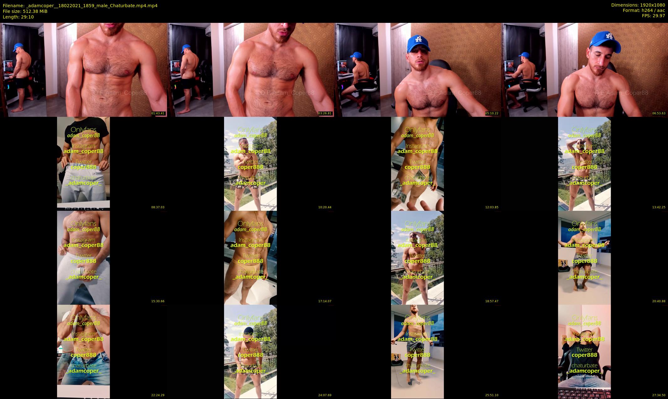 _adamcoper_ — 30 minute Chaturbate male cam show recording, 1080p, Feb 18, 2021