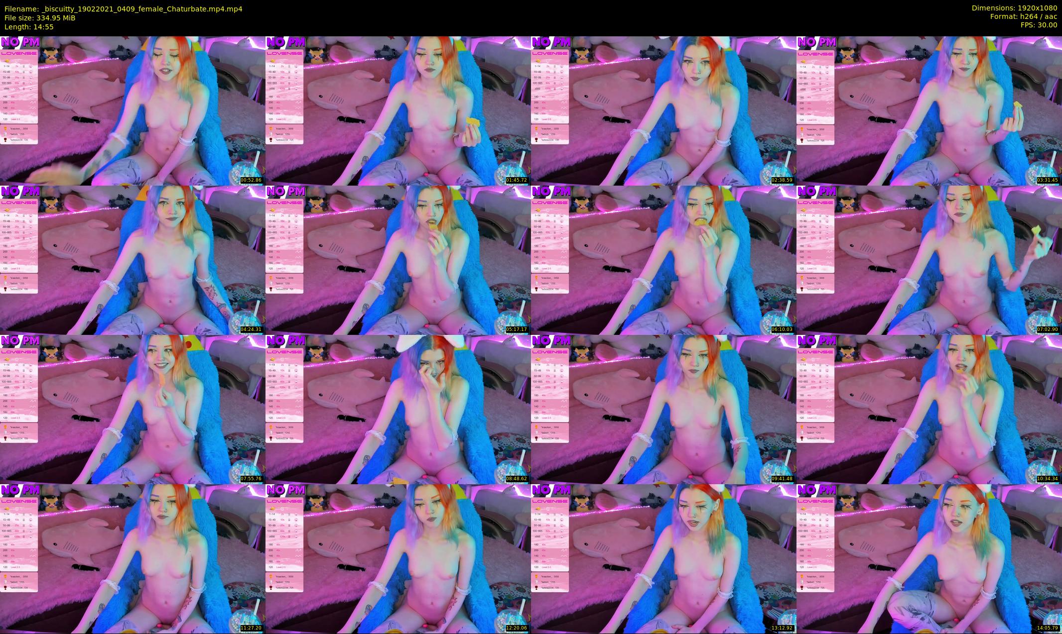 _biscuitty — 15 minute Chaturbate female cam show recording, 1080p, Feb 19, 2021