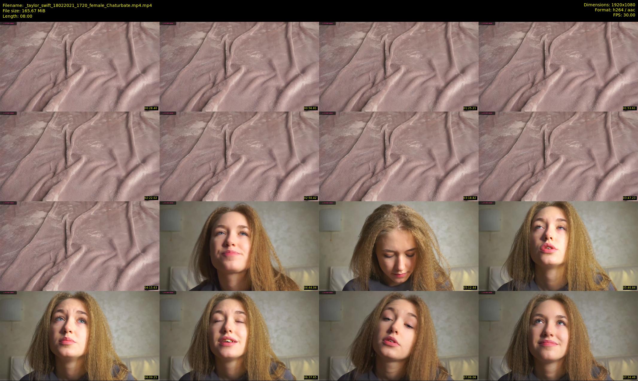 _taylor_swift — 8 minute Chaturbate female cam show recording, 1080p, Feb 18, 2021