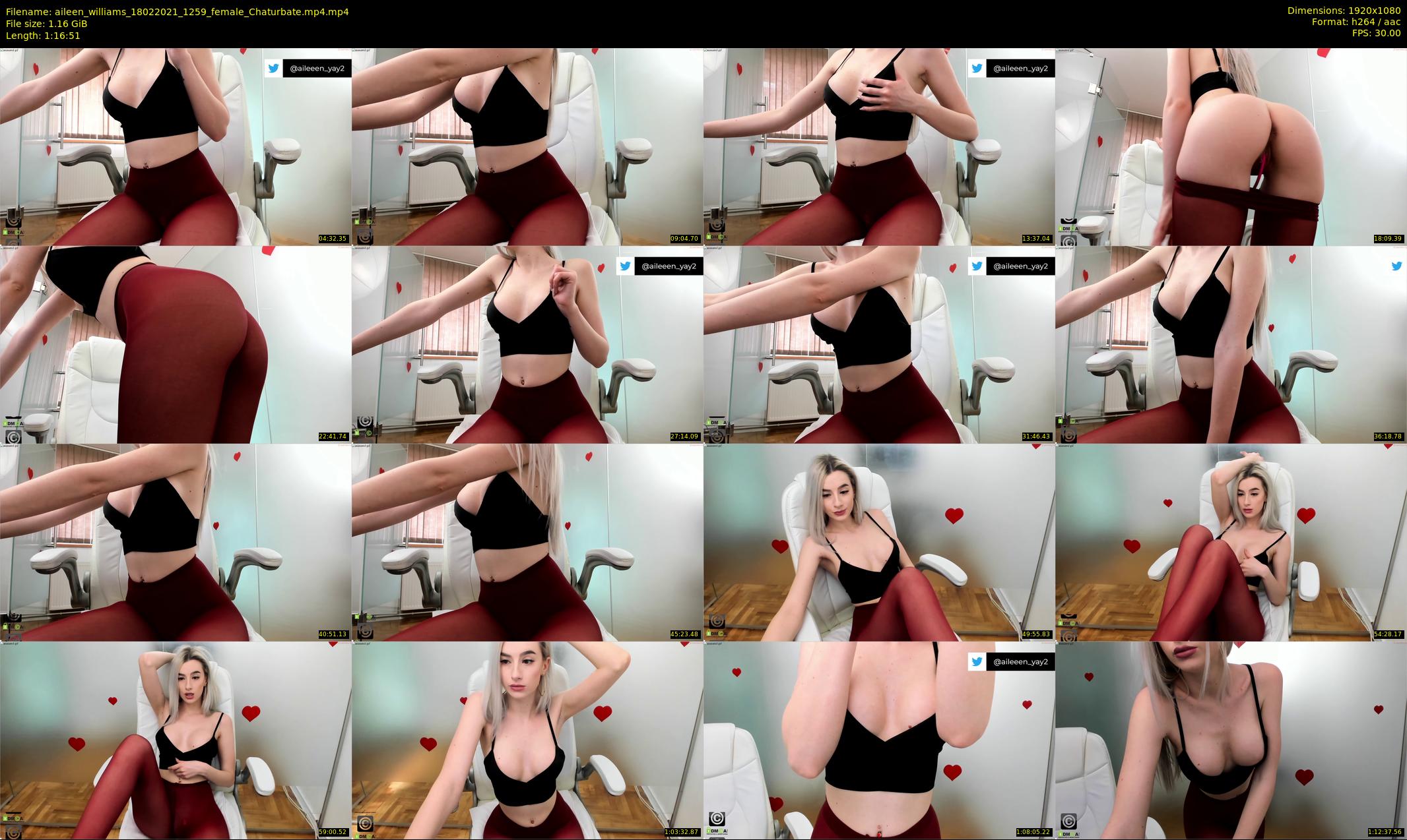 aileen_williams — 77 minute Chaturbate female cam show recording, 1080p, Feb 18, 2021