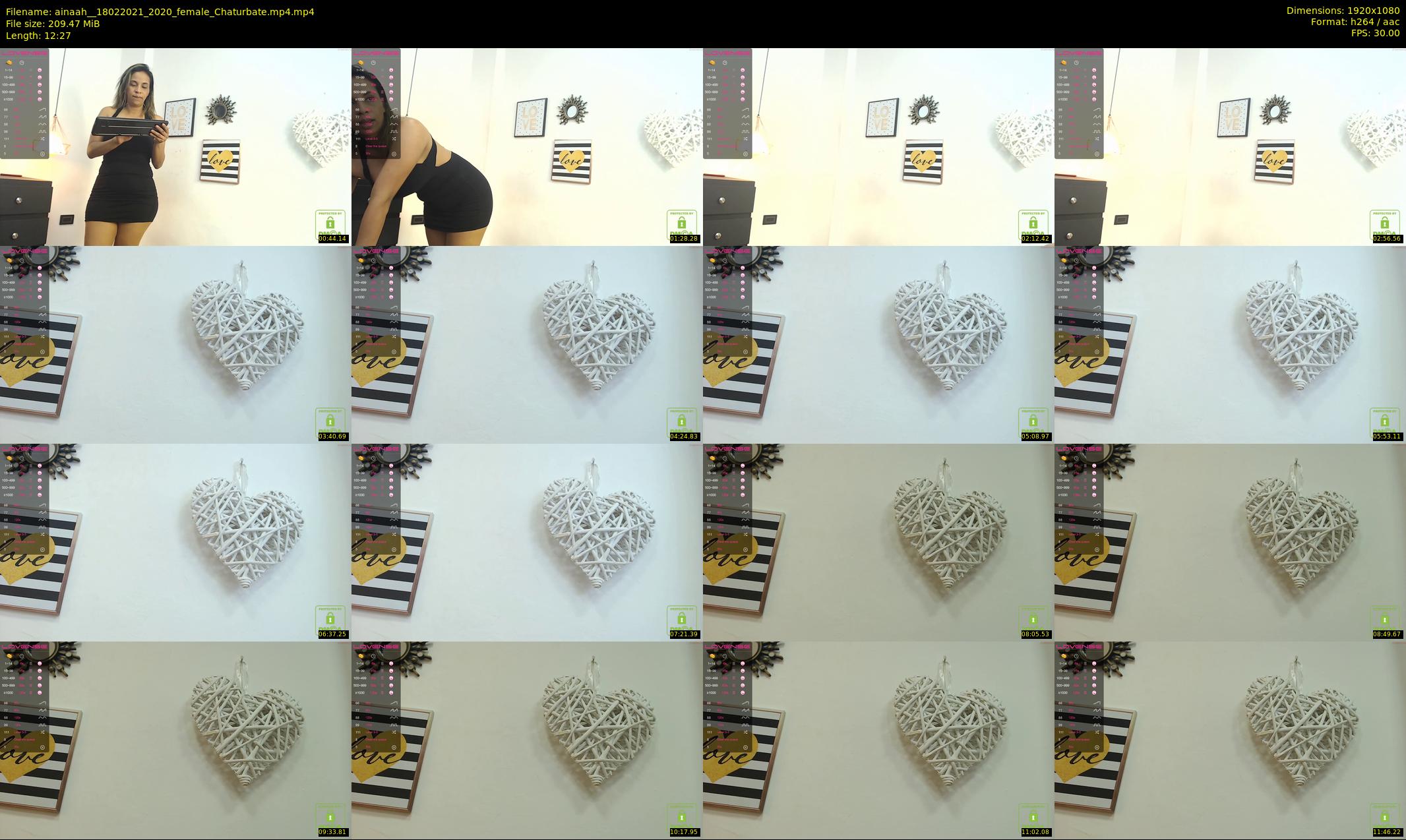 ainaah_ — 13 minute Chaturbate female cam show recording, 1080p, Feb 18, 2021