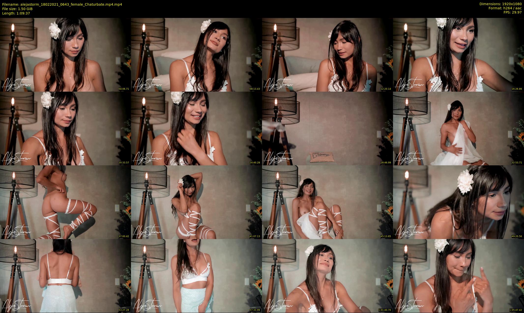 alejastorm — 70 minute Chaturbate female cam show recording, 1080p, Feb 18, 2021