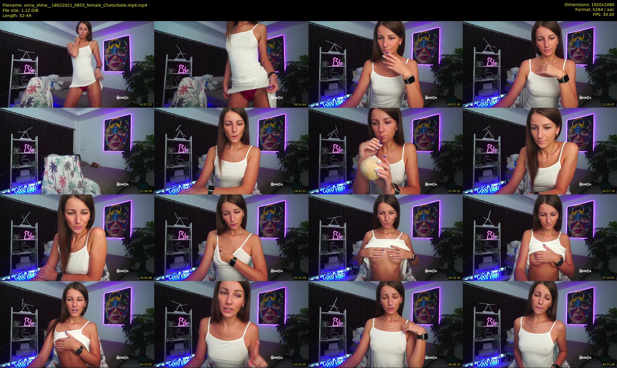 anna_shine_ — 53 minute Chaturbate female cam show recording, 1080p, Feb 18, 2021