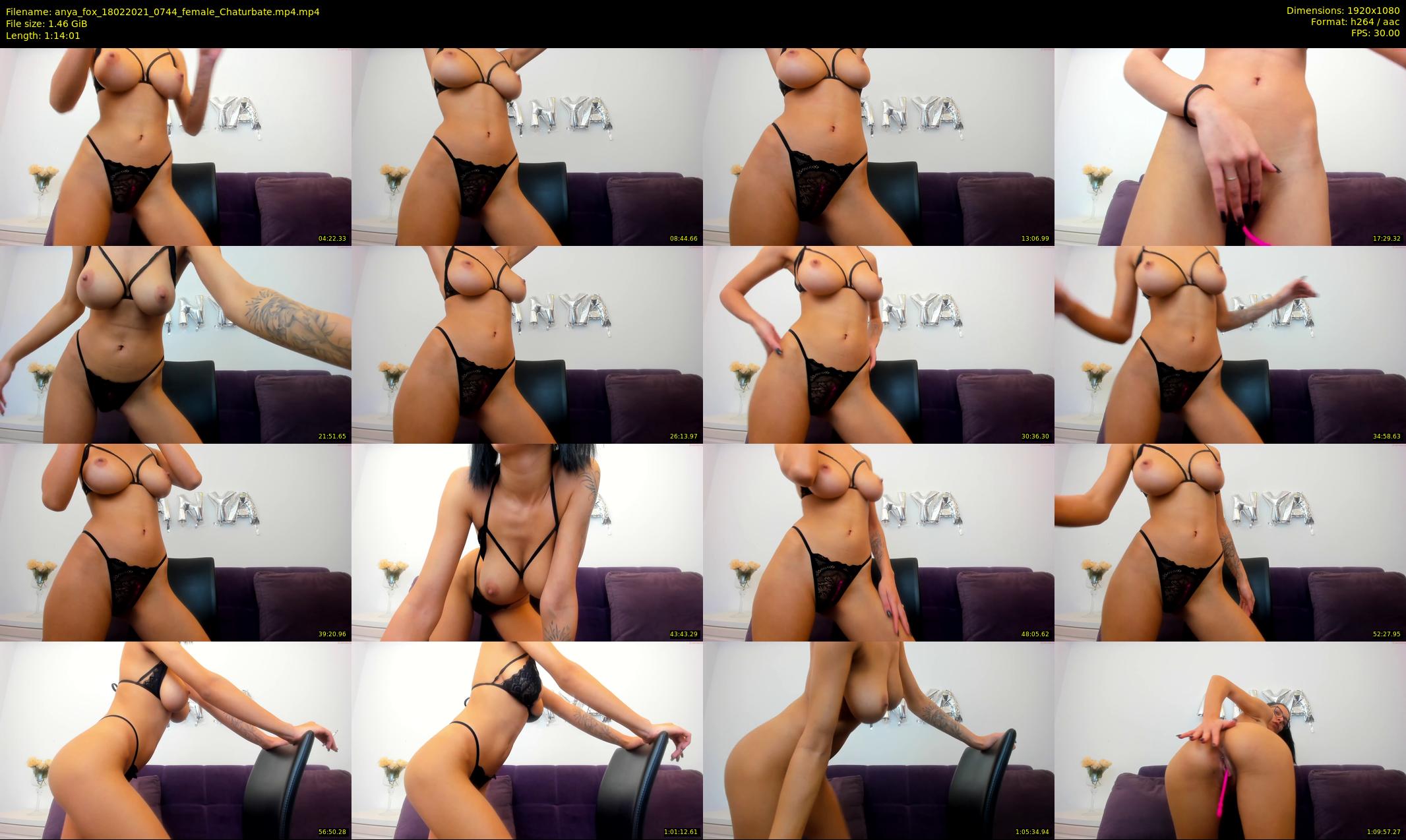 anya_fox — 75 minute Chaturbate female cam show recording, 1080p, Feb 18, 2021