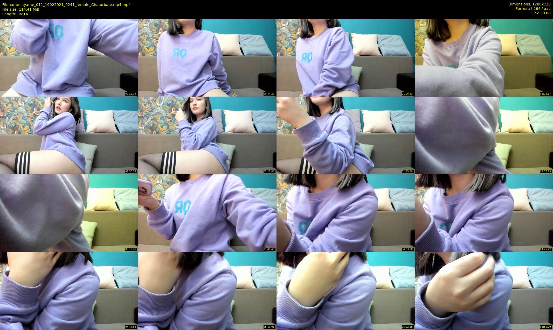ayame_011 — 7 minute Chaturbate female cam show recording, 720p, Feb 19, 2021