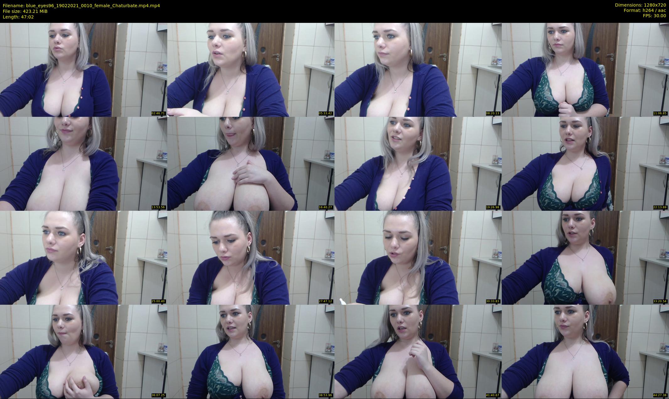 blue_eyes96 — 48 minute Chaturbate female cam show recording, 720p, Feb 19, 2021