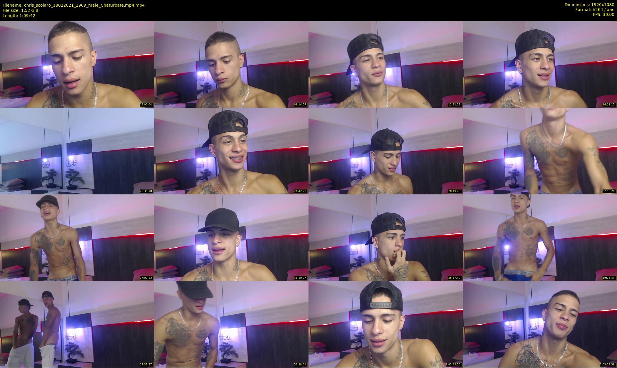 chris_scolaro — 70 minute Chaturbate male cam show recording, 1080p, Feb 18, 2021