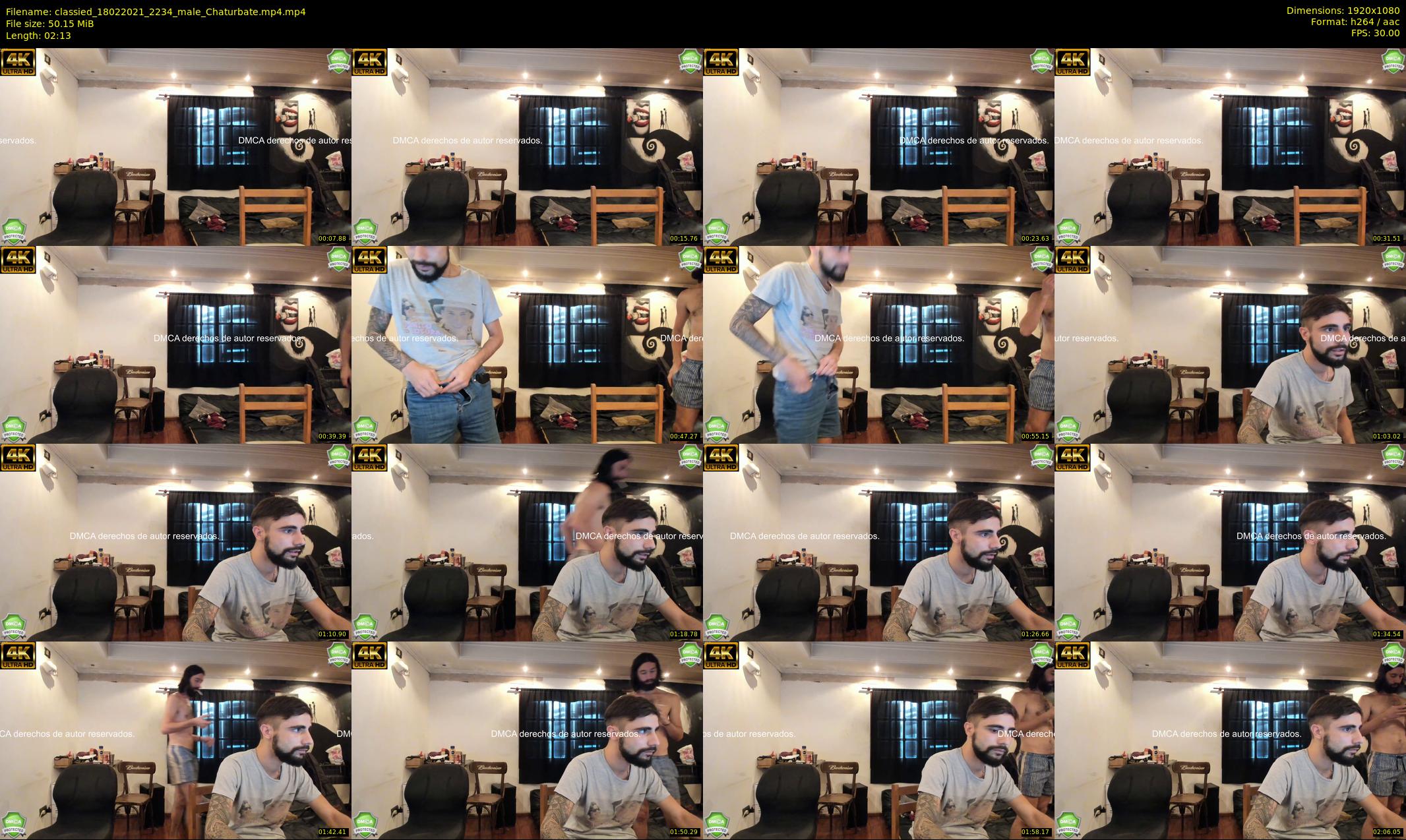 classied — 3 minute Chaturbate male cam show recording, 1080p, Feb 18, 2021