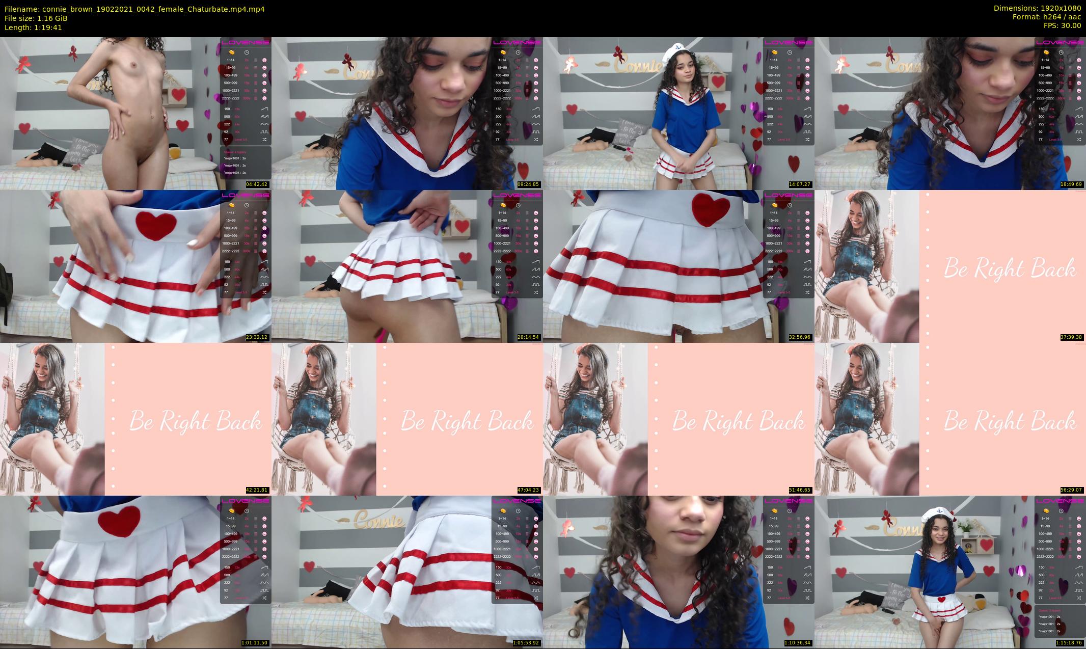 connie_brown — 80 minute Chaturbate female cam show recording, 1080p, Feb 19, 2021