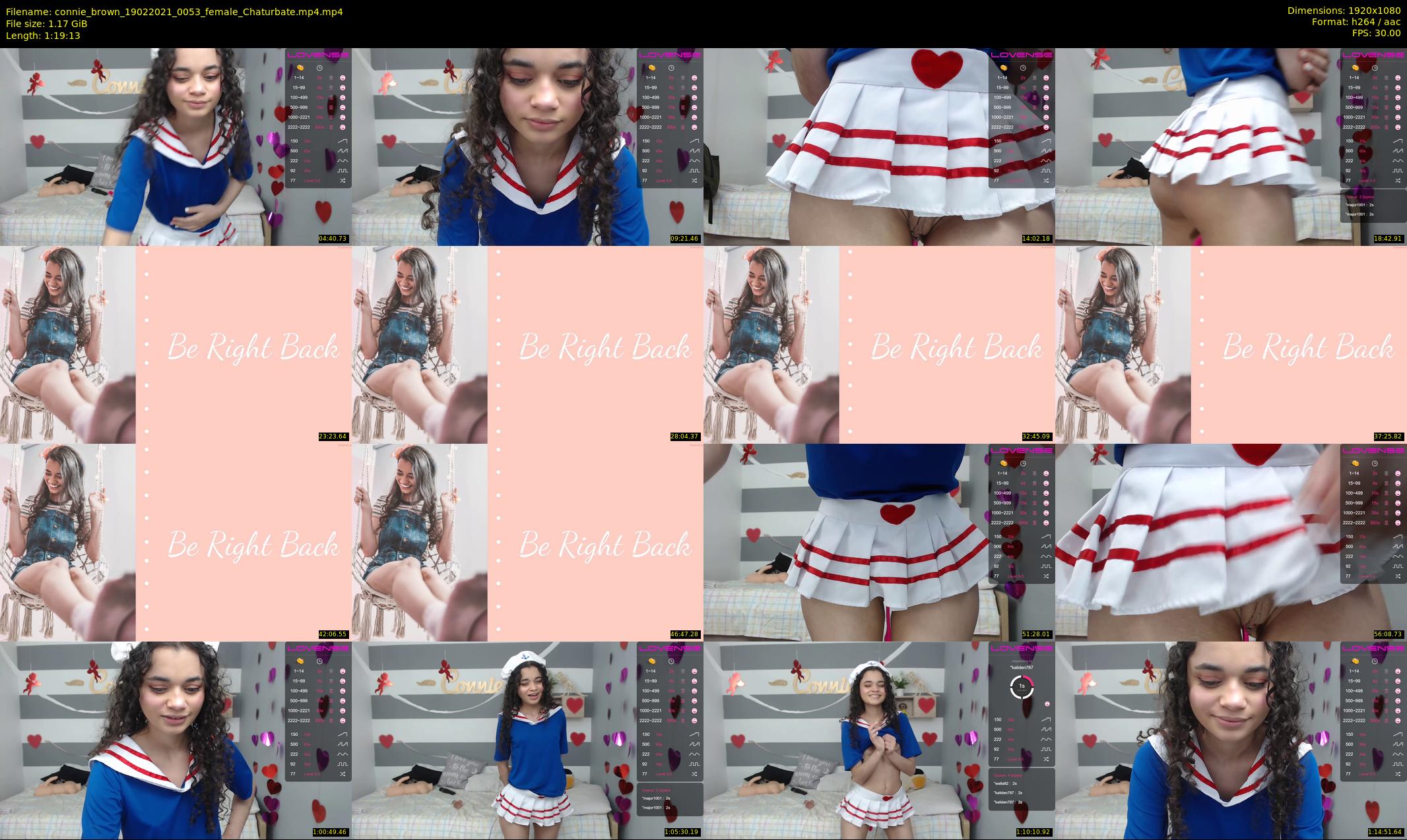 connie_brown — 80 minute Chaturbate female cam show recording, 1080p, Feb 19, 2021