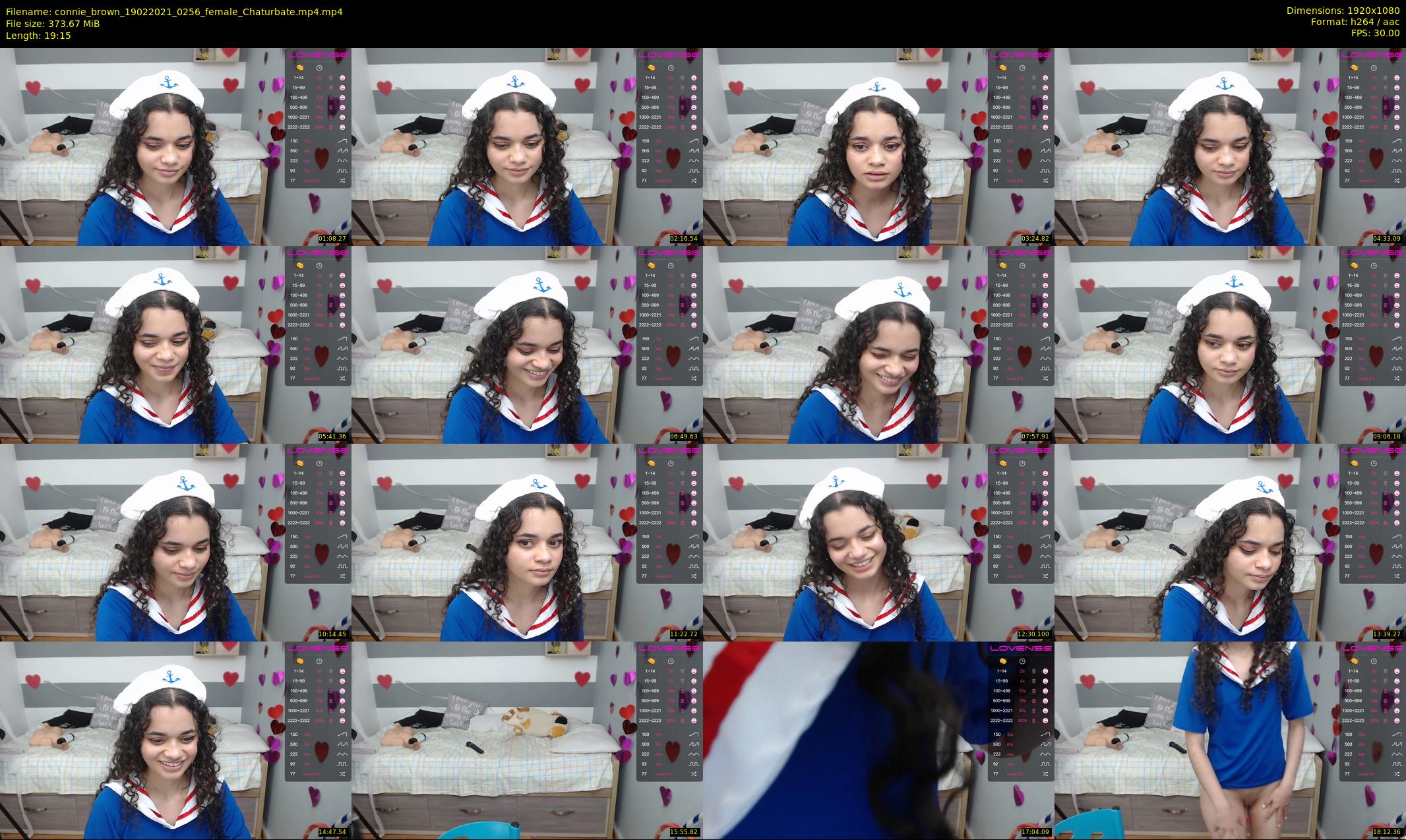 connie_brown — 20 minute Chaturbate female cam show recording, 1080p, Feb 19, 2021