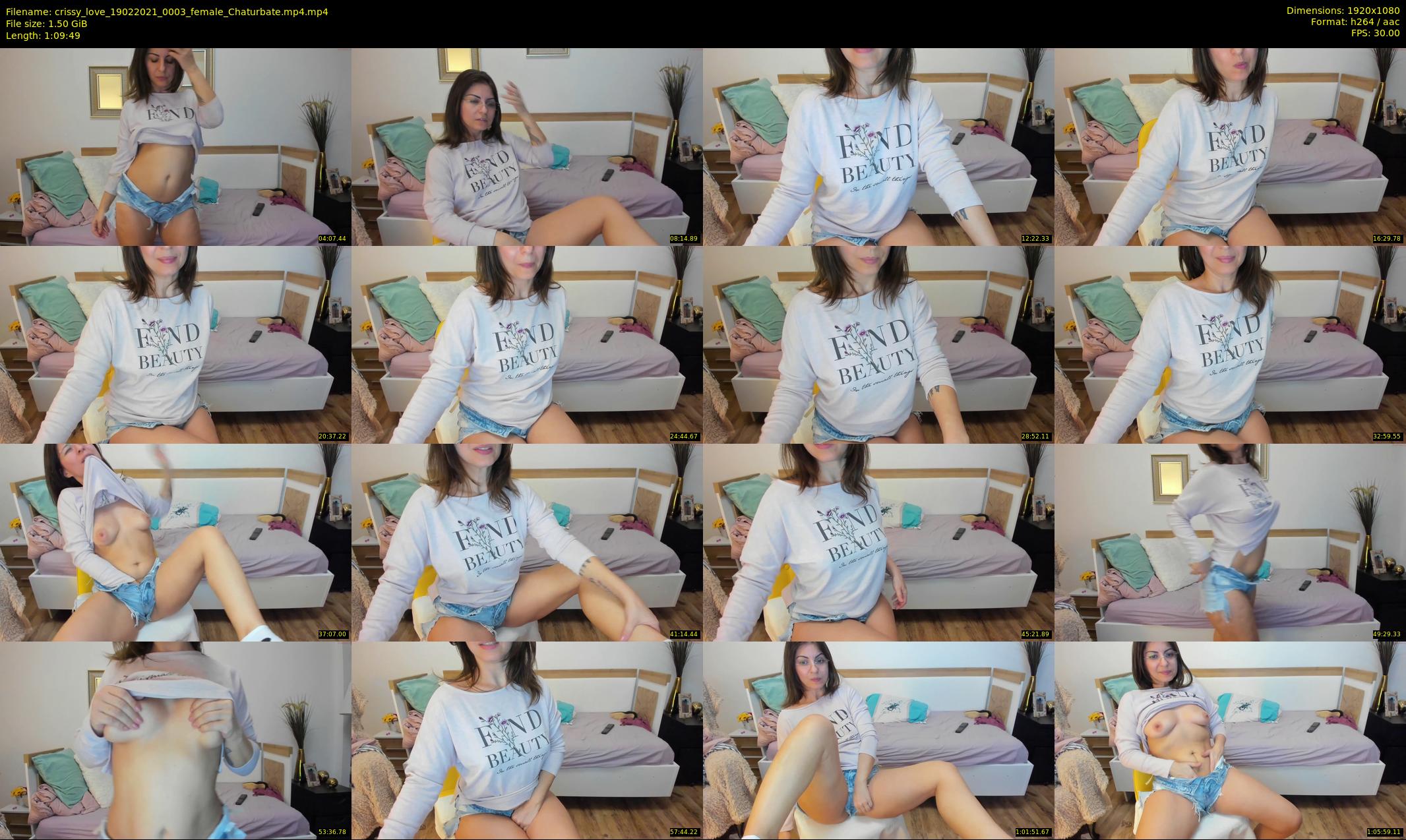 crissy_love — 70 minute Chaturbate female cam show recording, 1080p, Feb 19, 2021