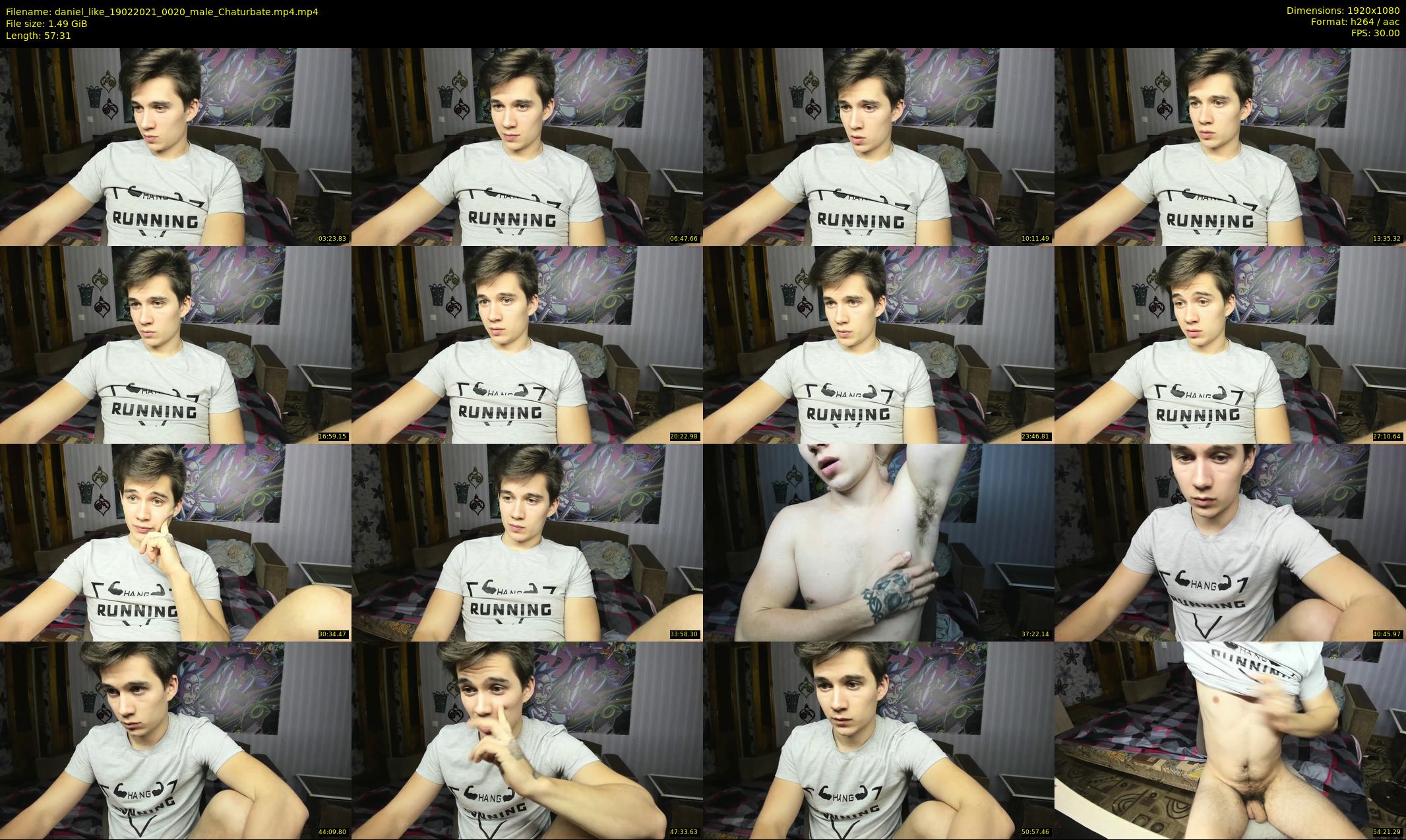 daniel_like — 58 minute Chaturbate male cam show recording, 1080p, Feb 19, 2021