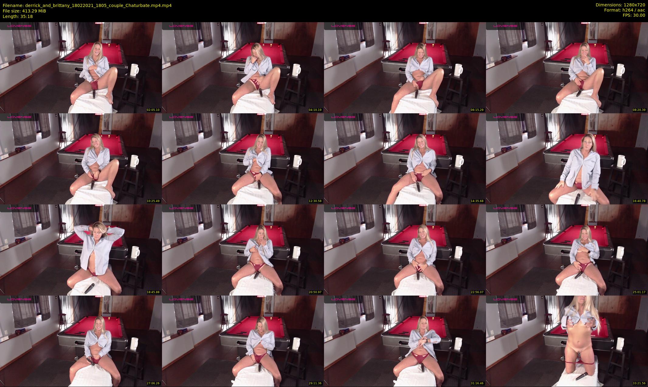 derrick_and_brittany — 36 minute Chaturbate couple cam show recording, 720p, Feb 18, 2021