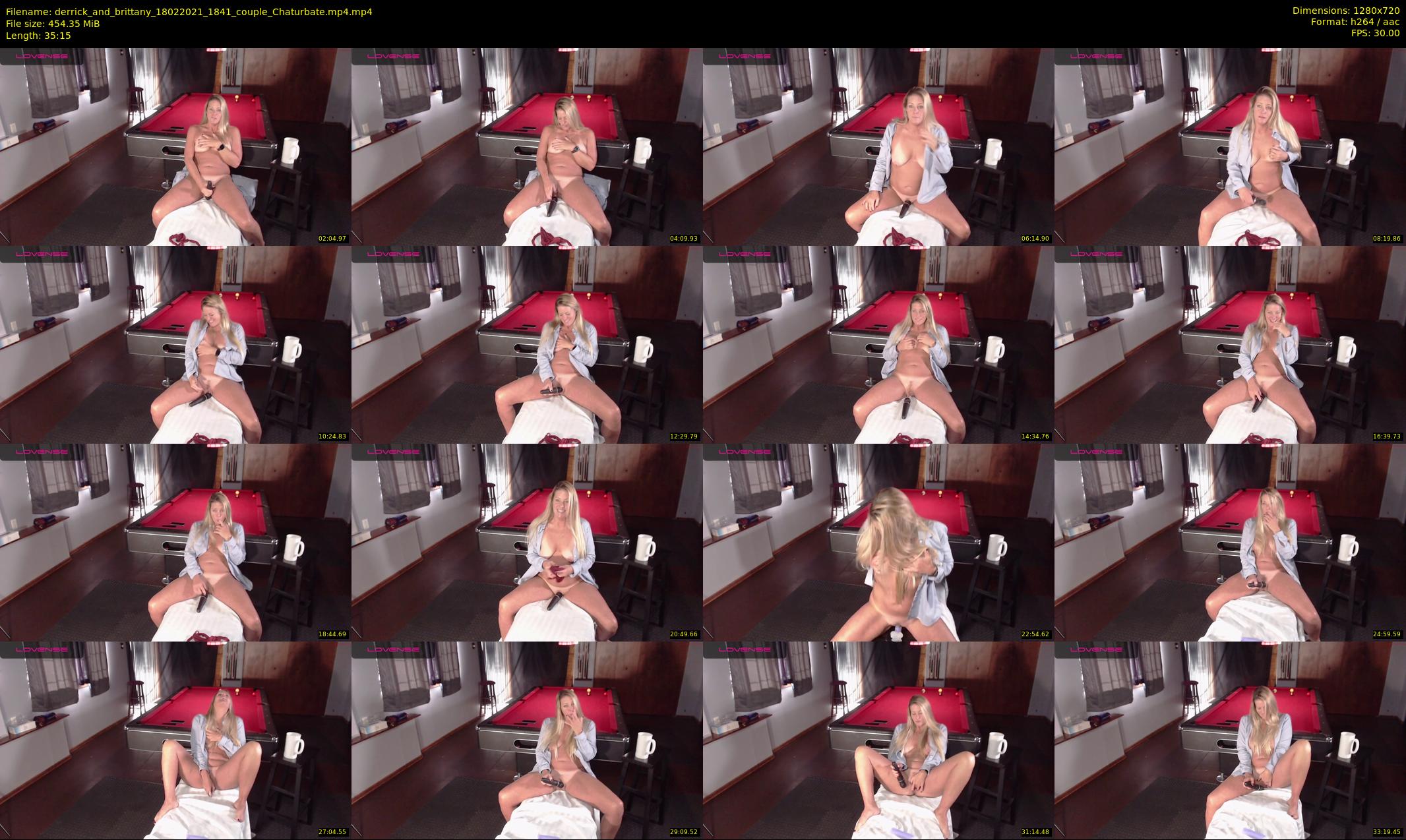 derrick_and_brittany — 36 minute Chaturbate couple cam show recording, 720p, Feb 18, 2021