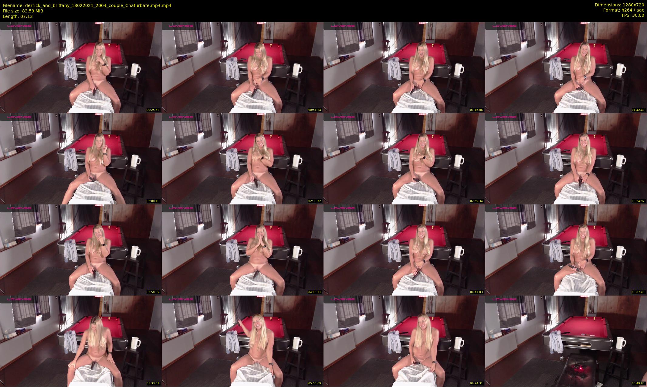 derrick_and_brittany — 8 minute Chaturbate couple cam show recording, 720p, Feb 18, 2021