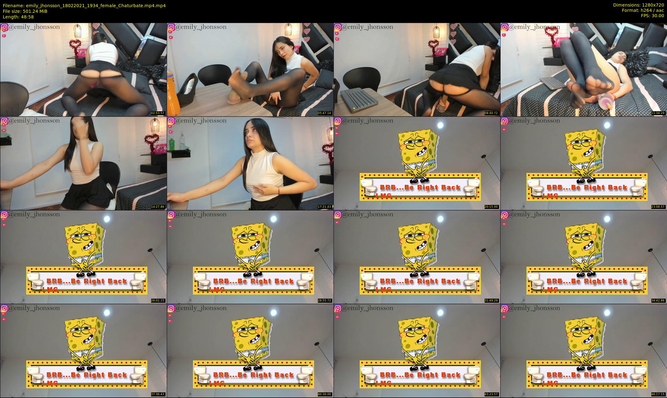 emily_jhonsson — 49 minute Chaturbate female cam show recording, 720p, Feb 18, 2021